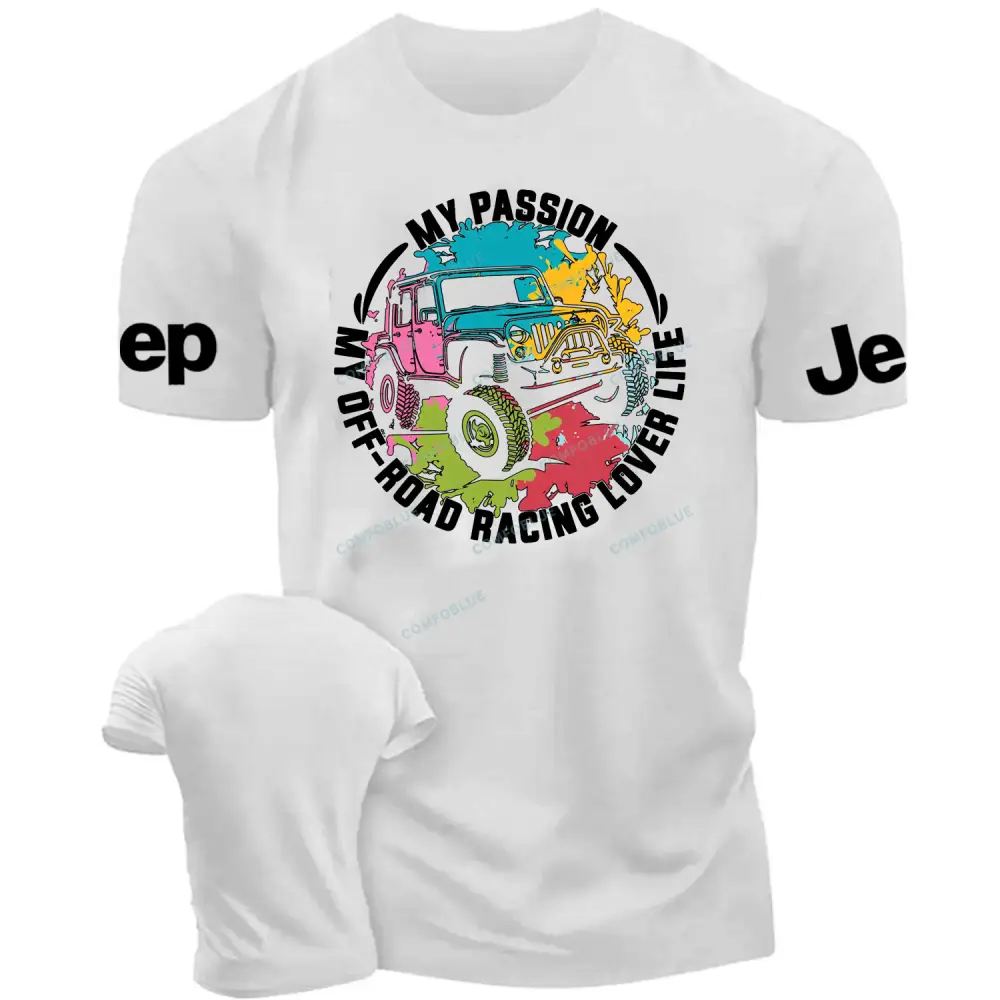 My Passion My Off Road Race Cotton T-shirt