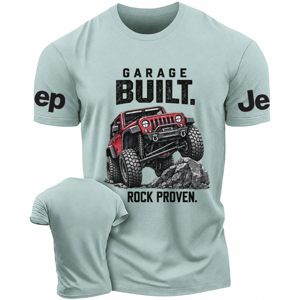Garage Built Rock Proven Cotton T-Shirt