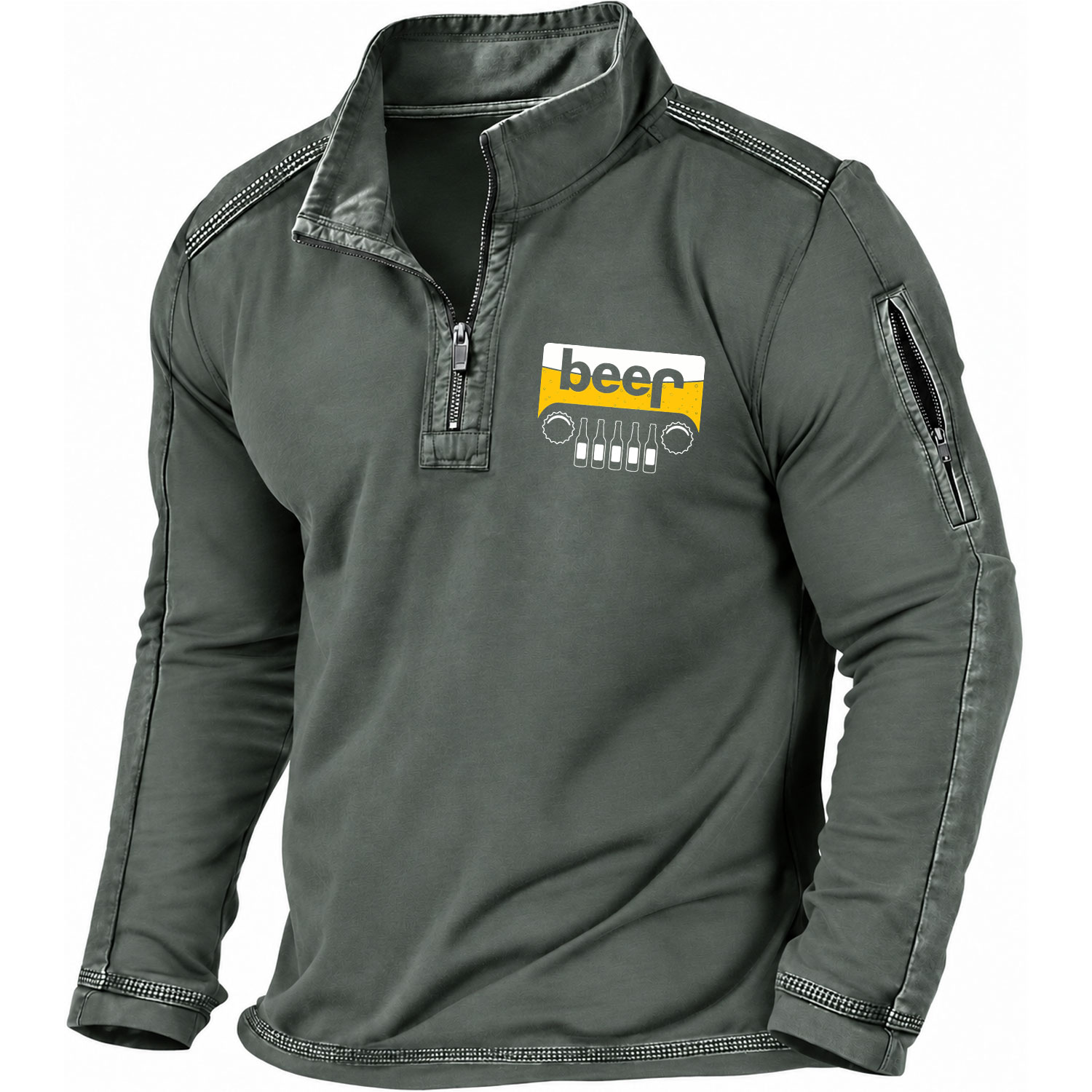 Beer Off-Road Quarter-Zip Sweatshirt