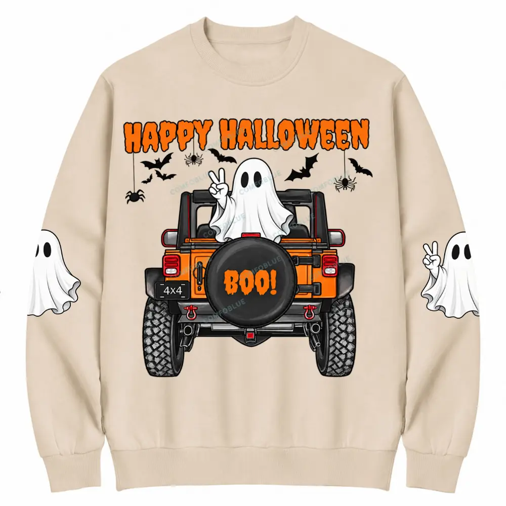 Ghost Peace Wave 4x4 Cotton Sweatshirt