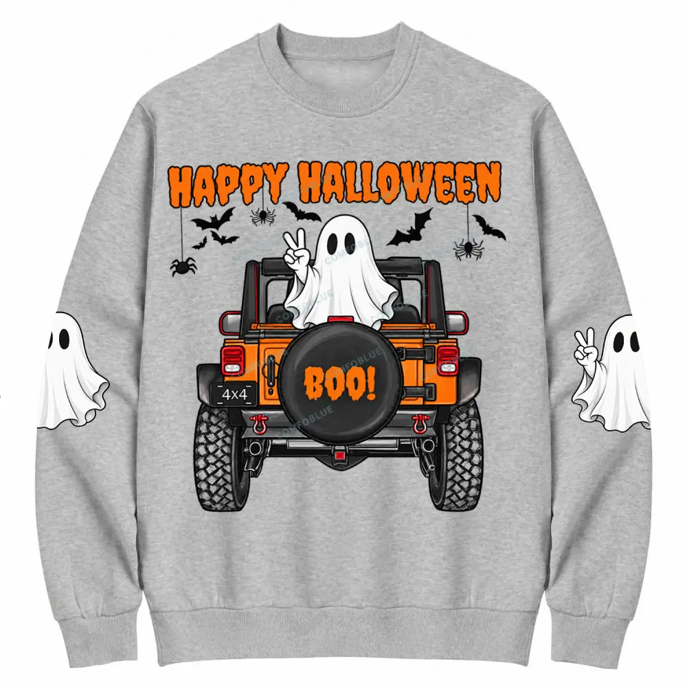 Ghost Peace Wave 4x4 Cotton Sweatshirt
