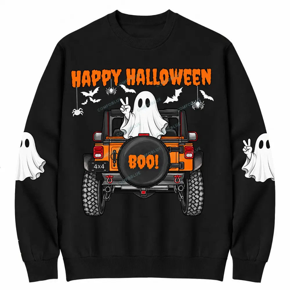 Ghost Peace Wave 4x4 Cotton Sweatshirt