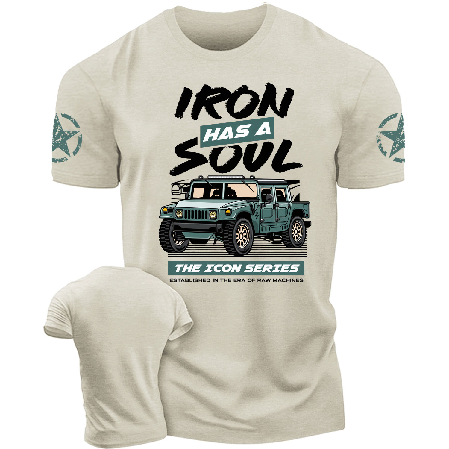 Iron Has A Soul The Icon Series Cotton T-shirt