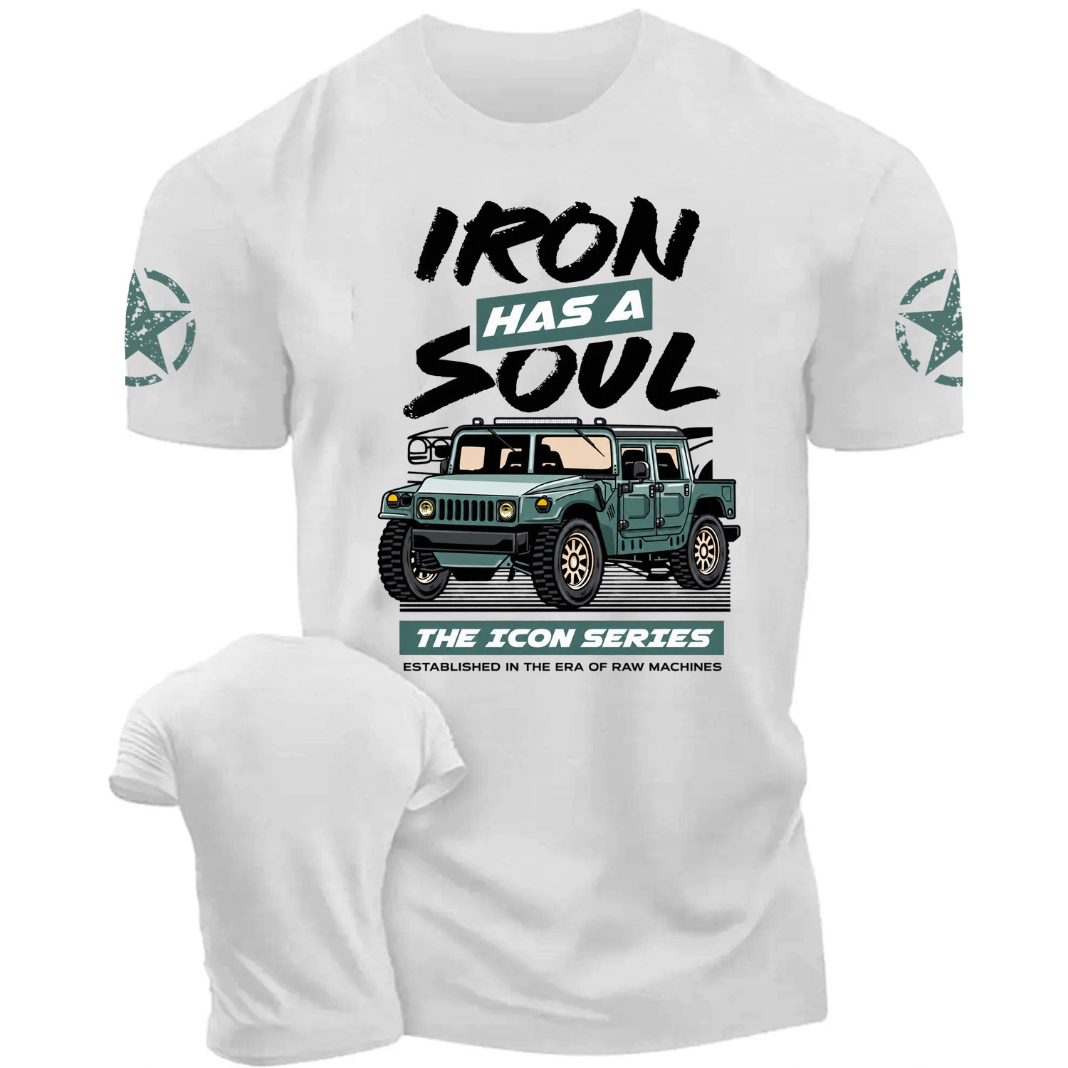 Iron Has A Soul The Icon Series Cotton T-shirt