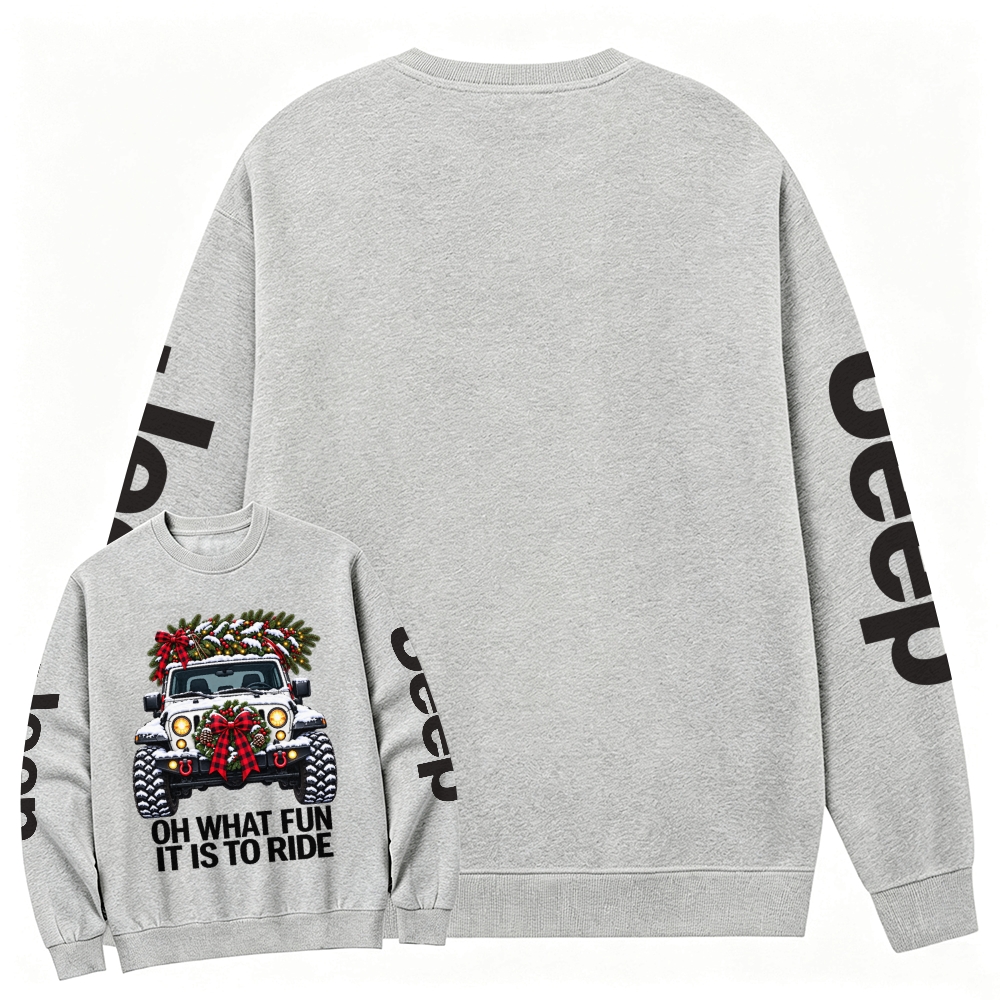 Oh What Fun Christmas Offroad Cotton Sweatshirt