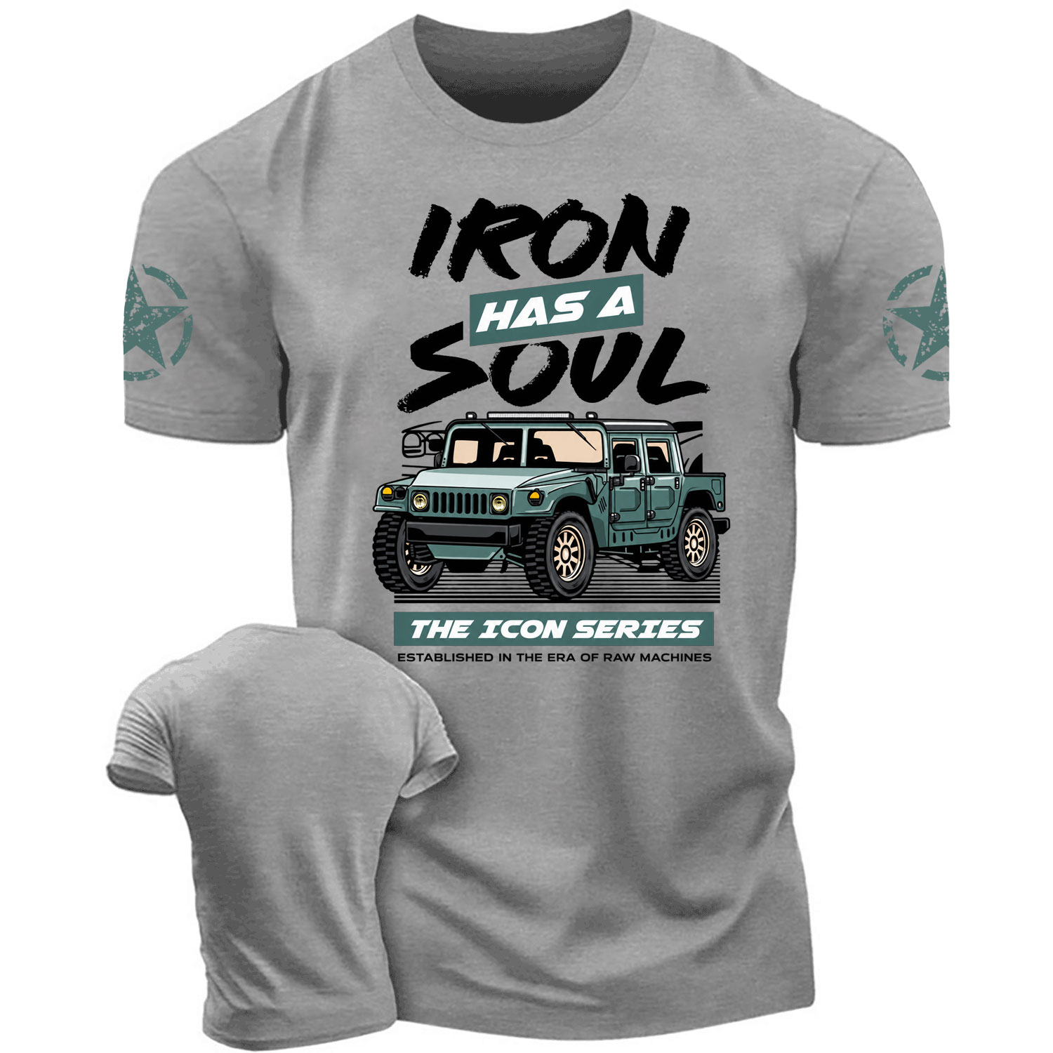 Iron Has A Soul The Icon Series Cotton T-shirt