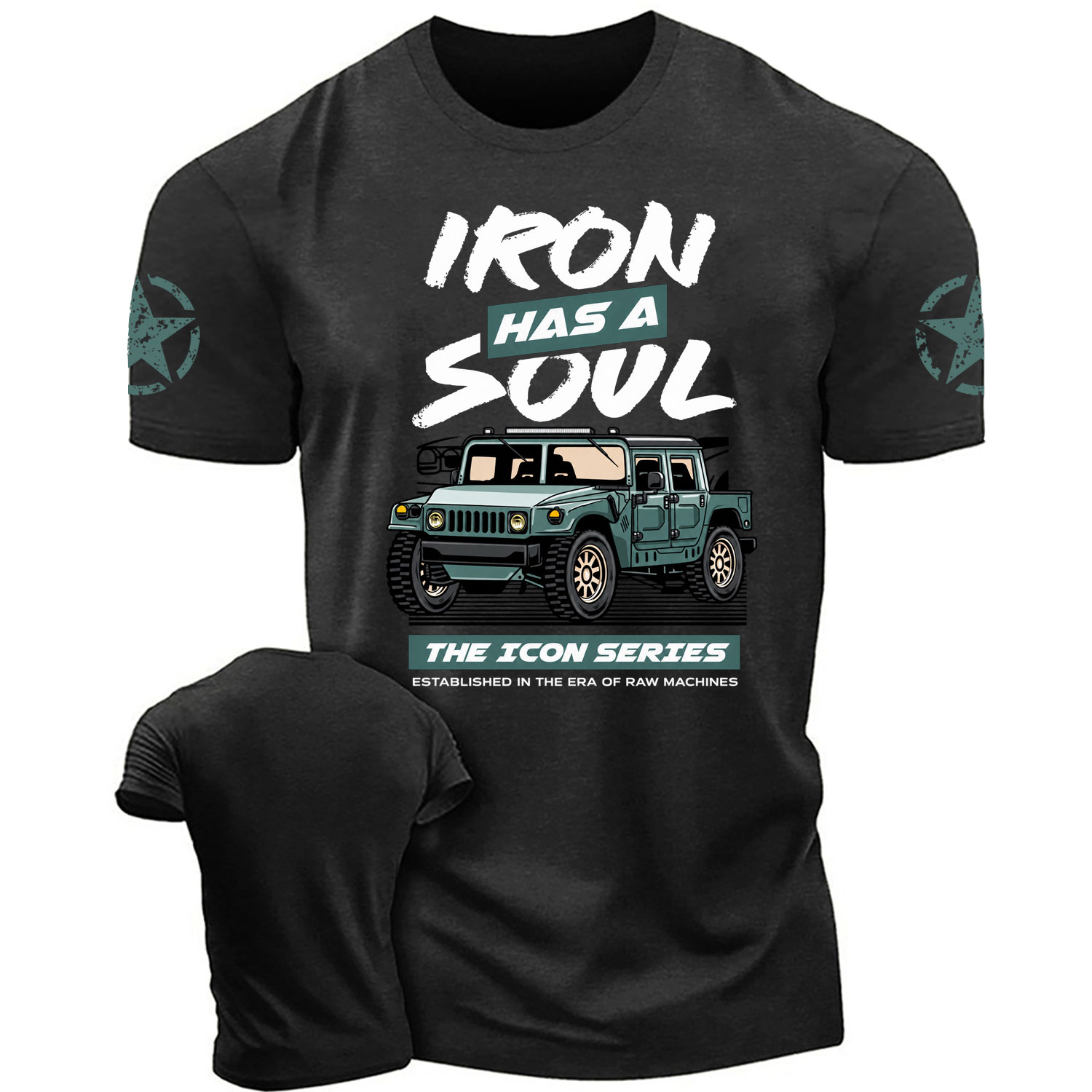 Iron Has A Soul The Icon Series Cotton T-shirt