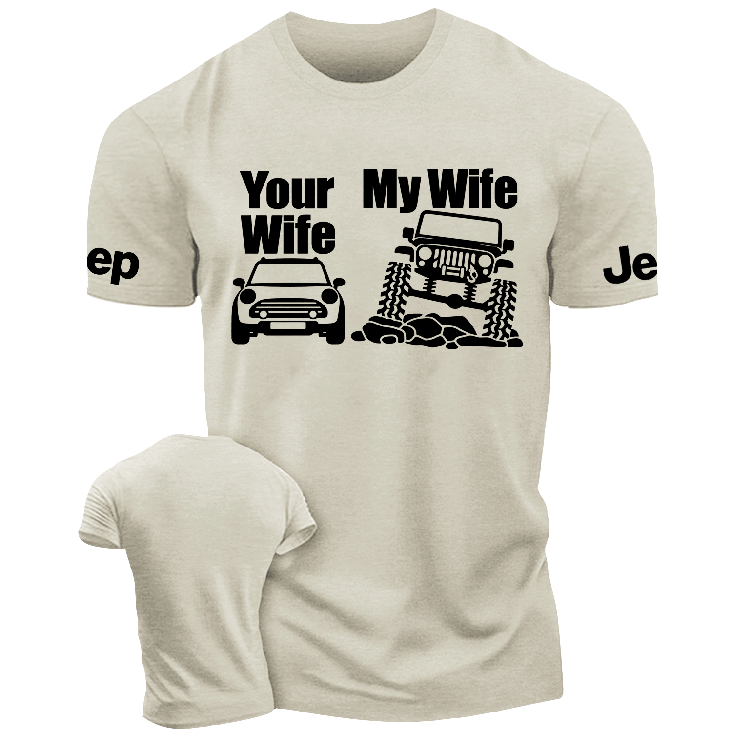 Your Wife vs My Wife Funny Jp Cotton T-shirt
