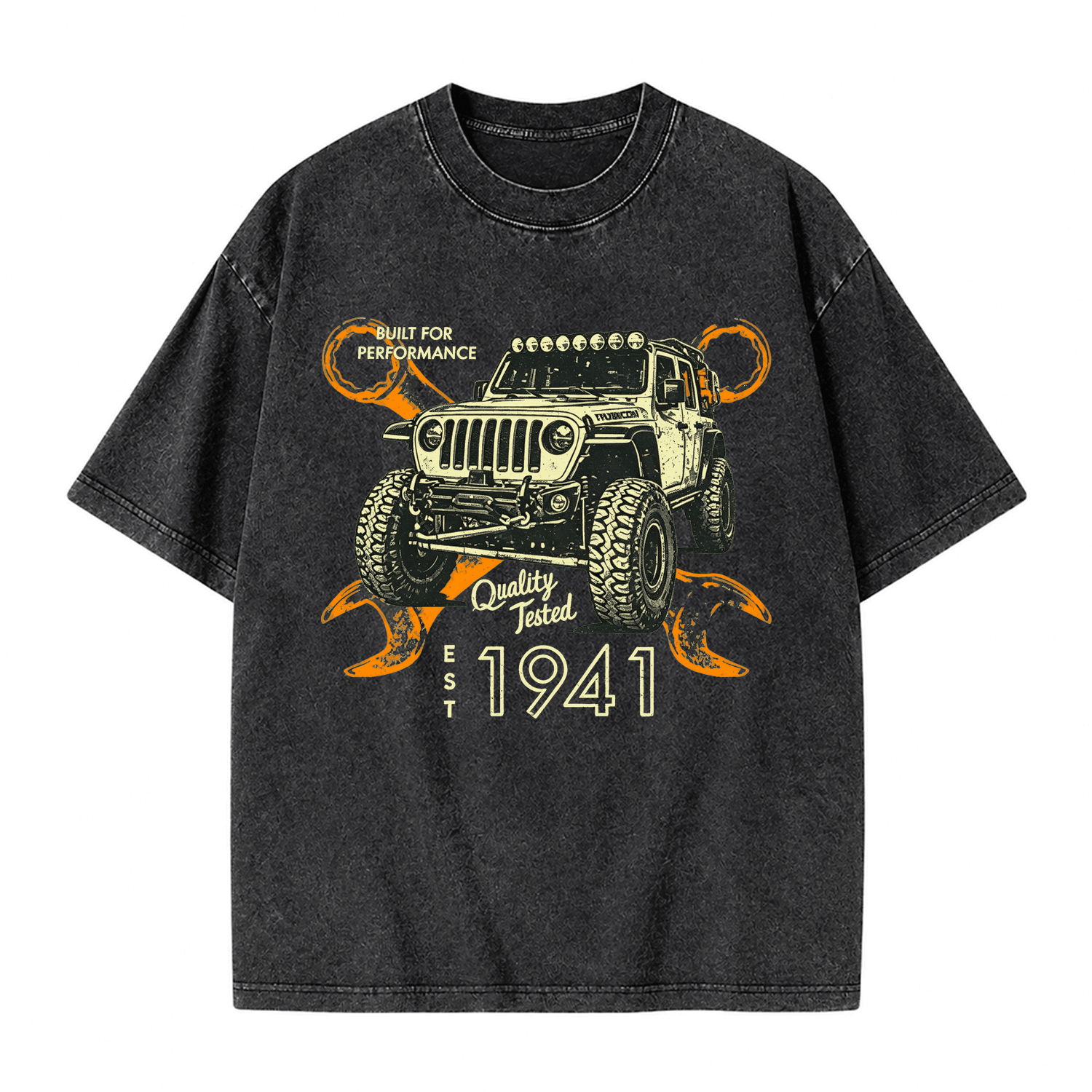 Jp Garage Est 1941 Unisex Washed T-Shirt