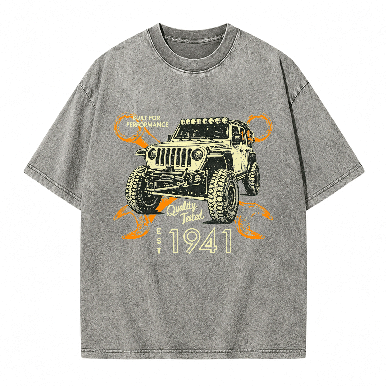 Jp Garage Est 1941 Unisex Washed T-Shirt