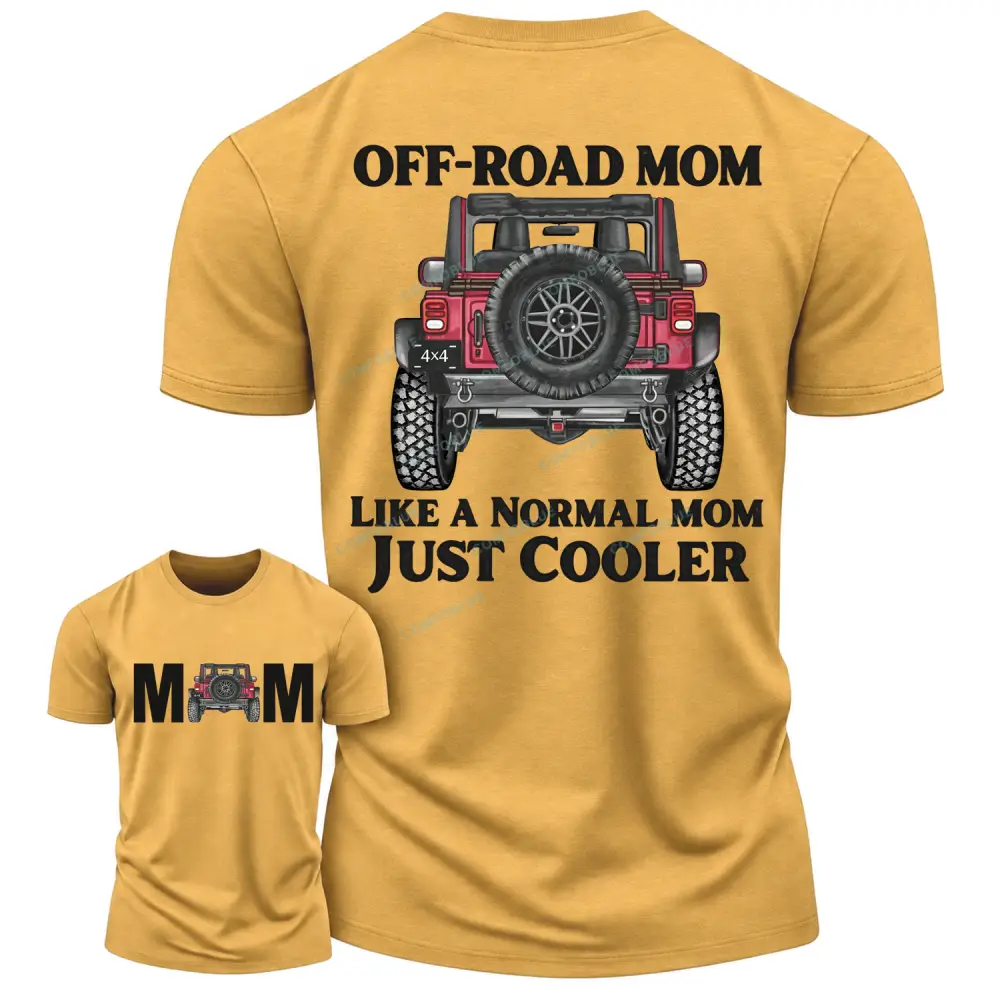 Trail Mom 4x4 Front & Back Cotton T-shirt