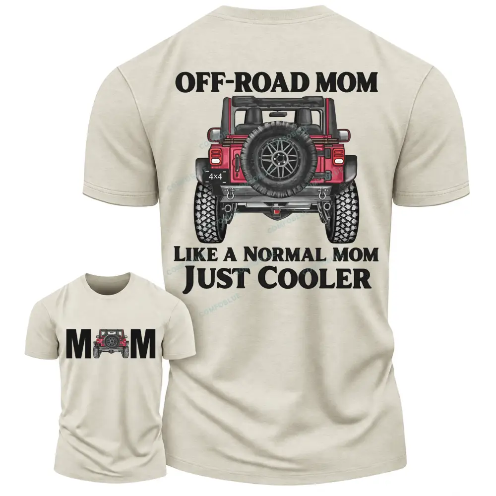Trail Mom 4x4 Front & Back Cotton T-shirt