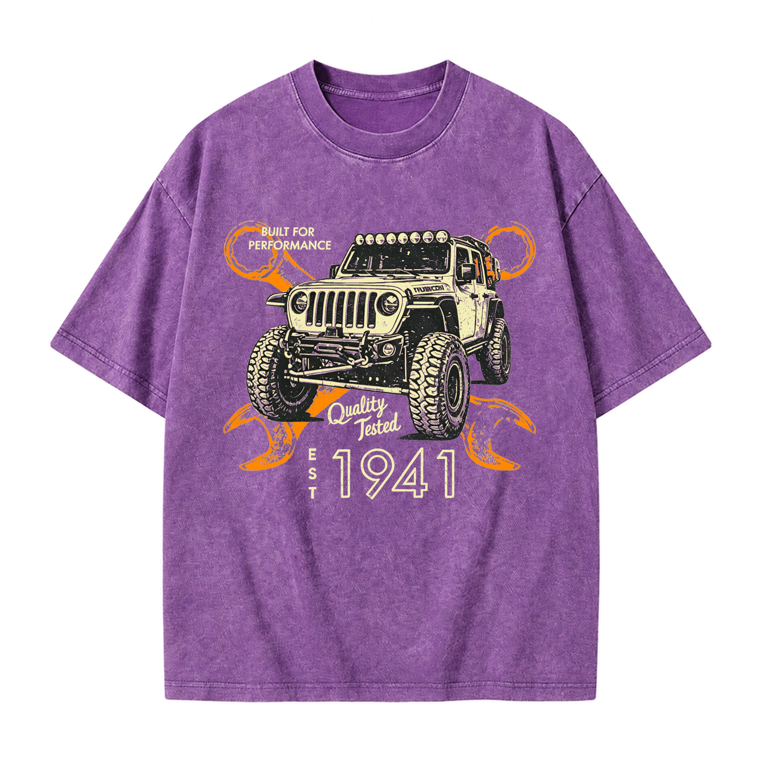 Jp Garage Est 1941 Unisex Washed T-Shirt