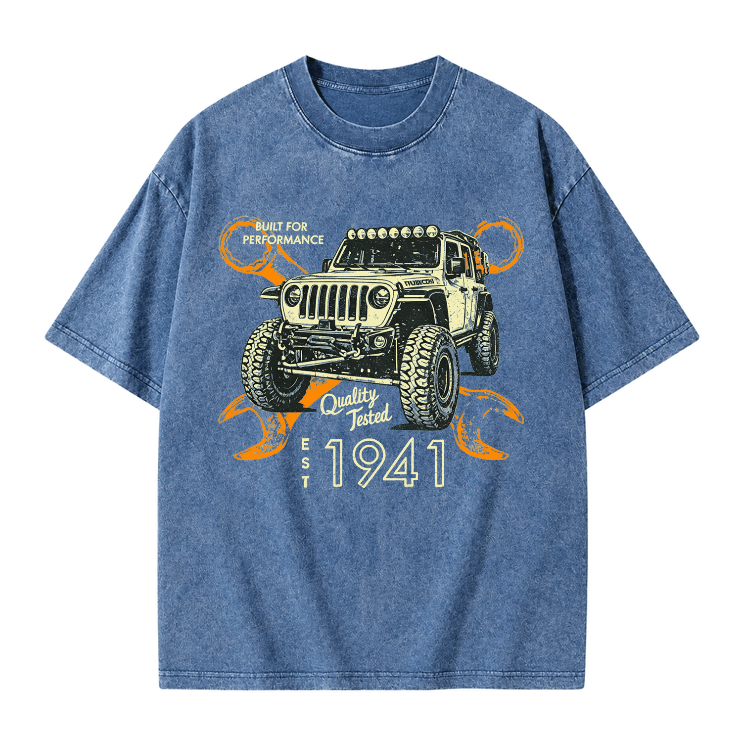 Jp Garage Est 1941 Unisex Washed T-Shirt