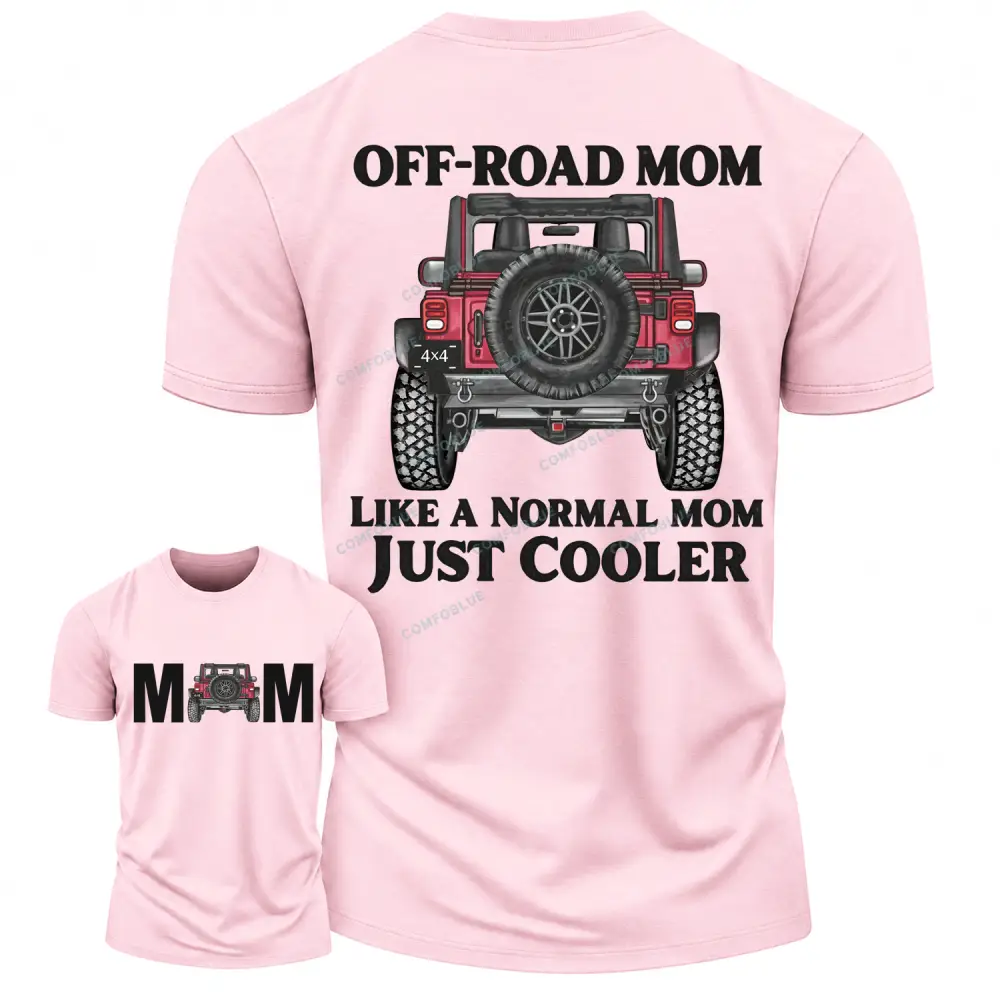 Trail Mom 4x4 Front & Back Cotton T-shirt