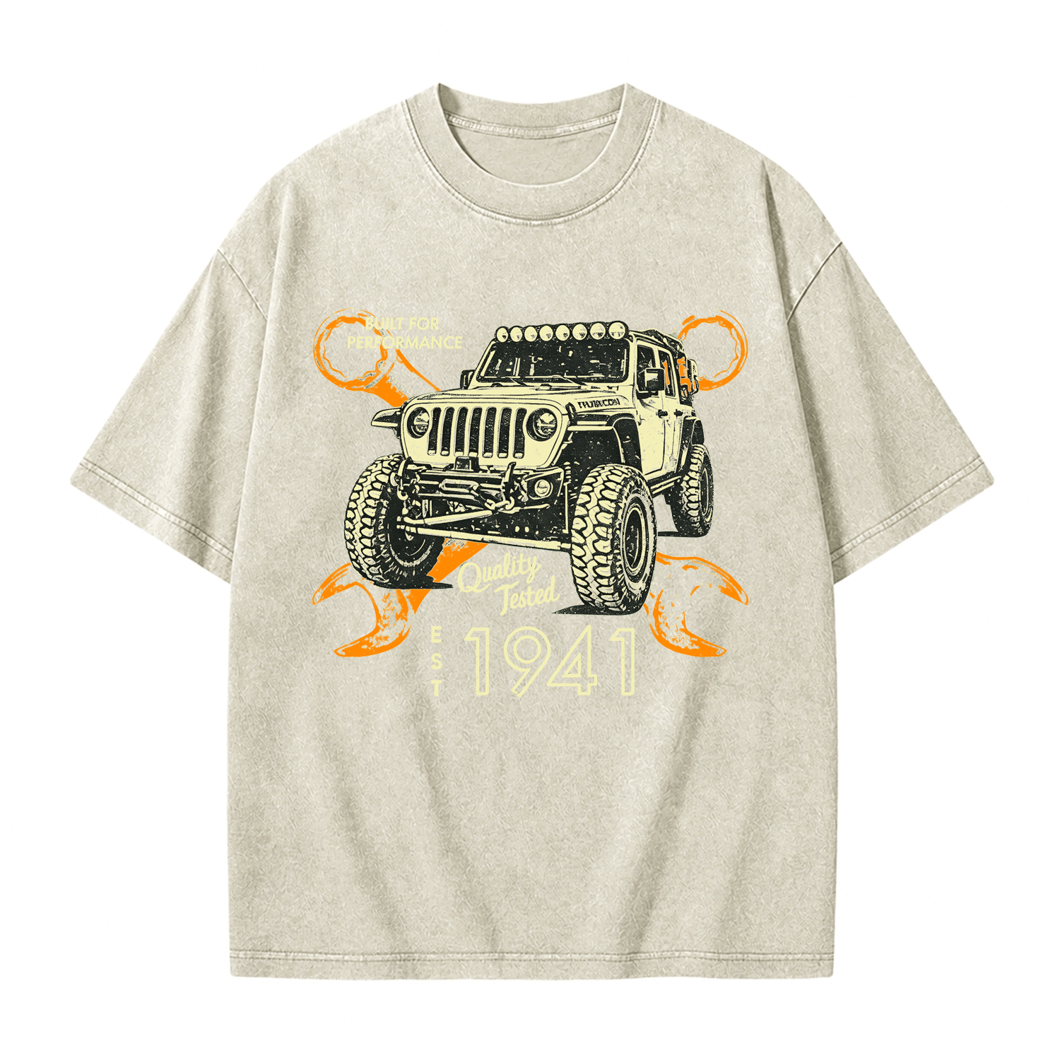 Jp Garage Est 1941 Unisex Washed T-Shirt