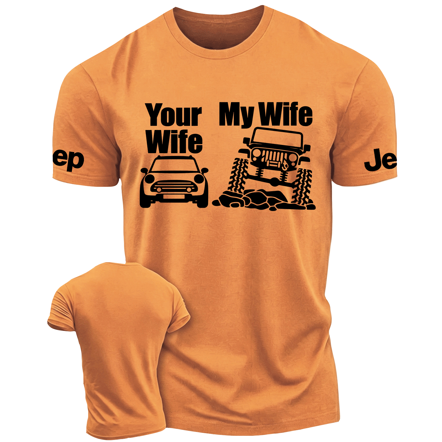 Your Wife vs My Wife Funny Jp Cotton T-shirt