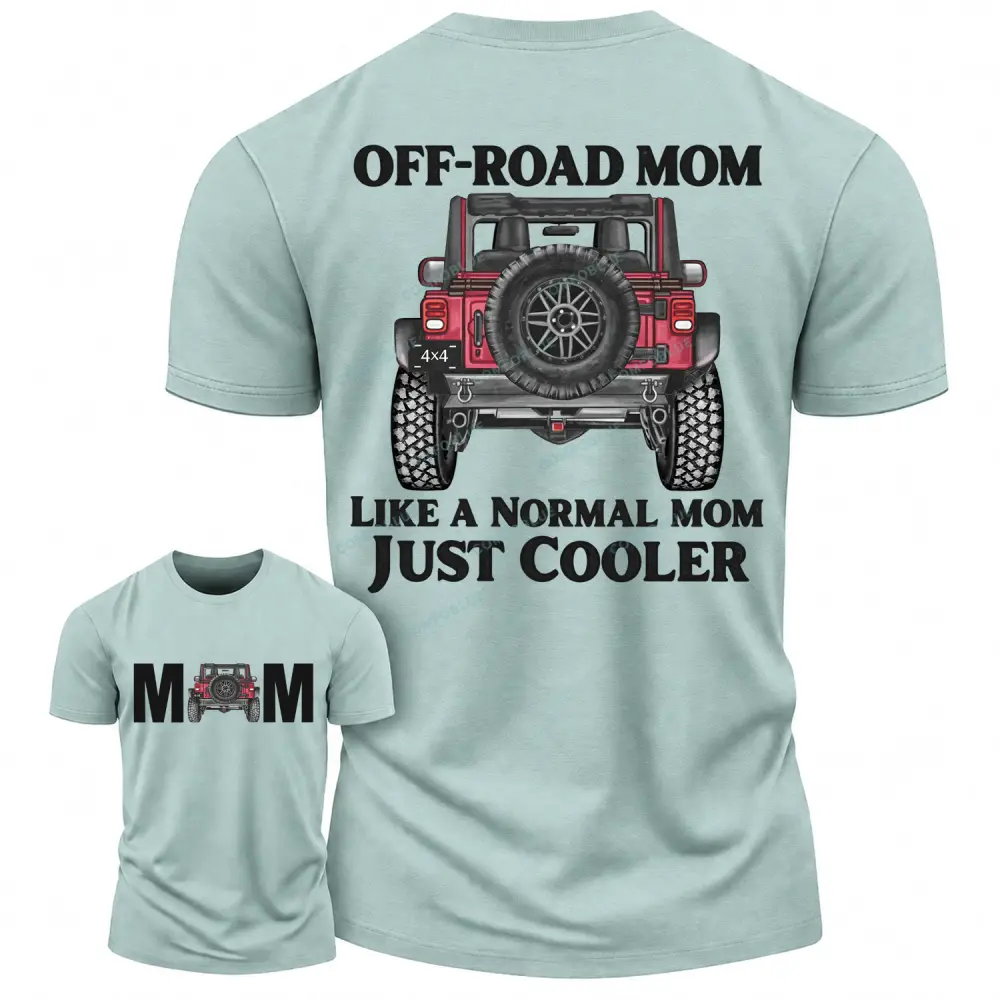 Trail Mom 4x4 Front & Back Cotton T-shirt