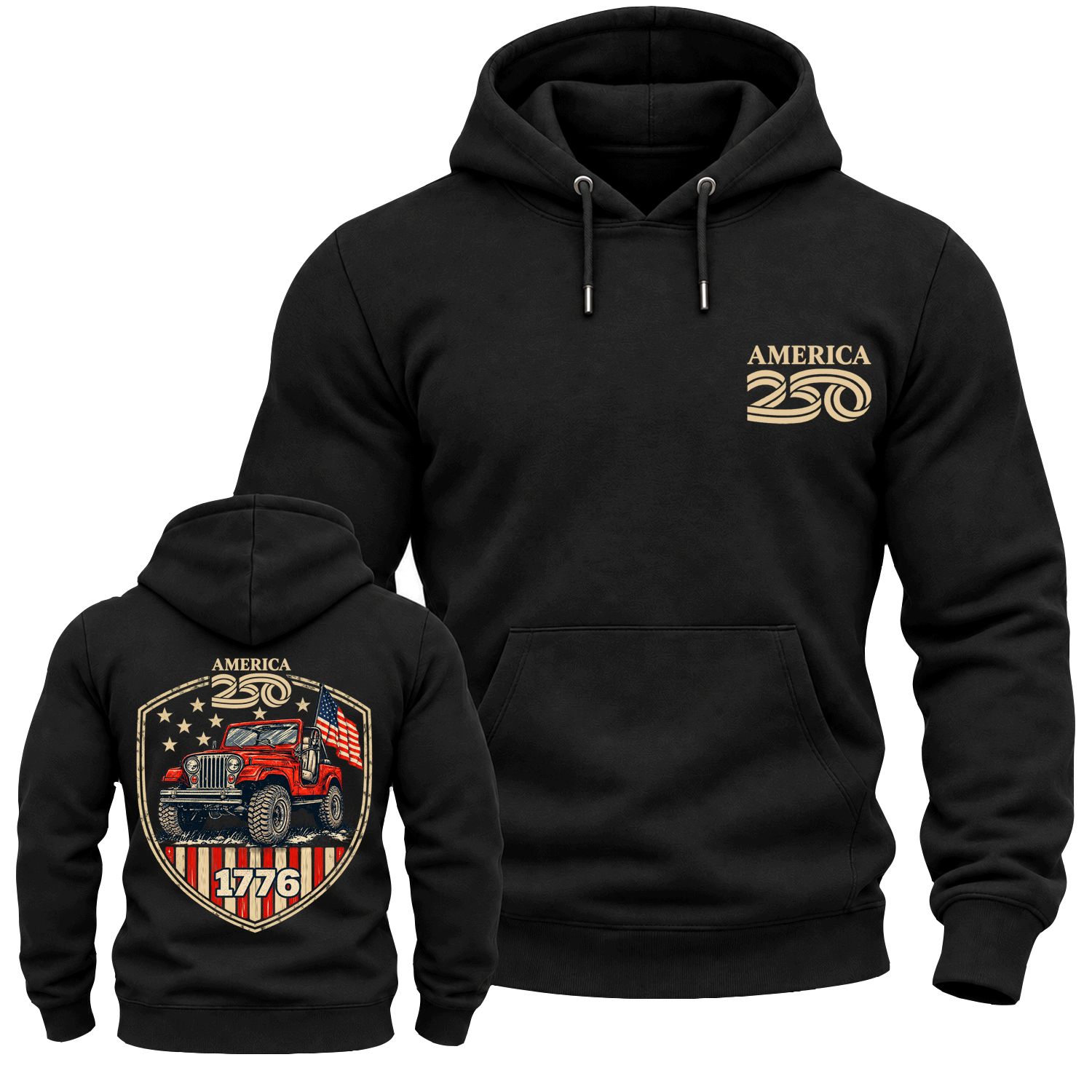 Jp x America 250 Freedom 1776 Cotton Hoodie