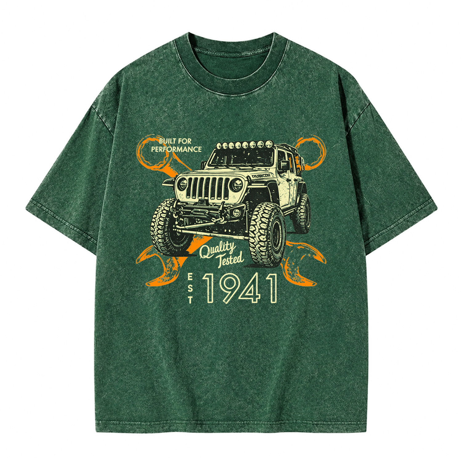 Jp Garage Est 1941 Unisex Washed T-Shirt