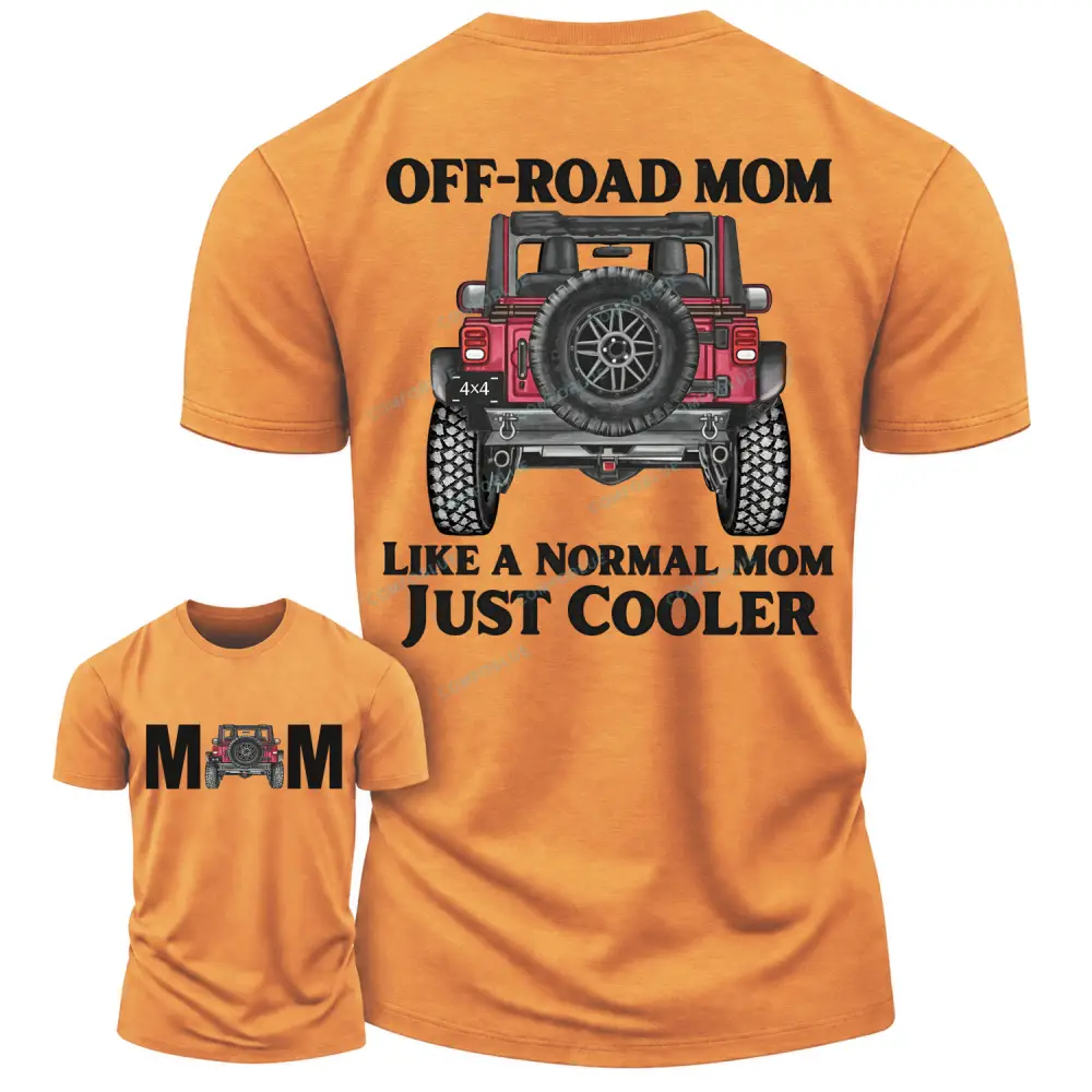 Trail Mom 4x4 Front & Back Cotton T-shirt