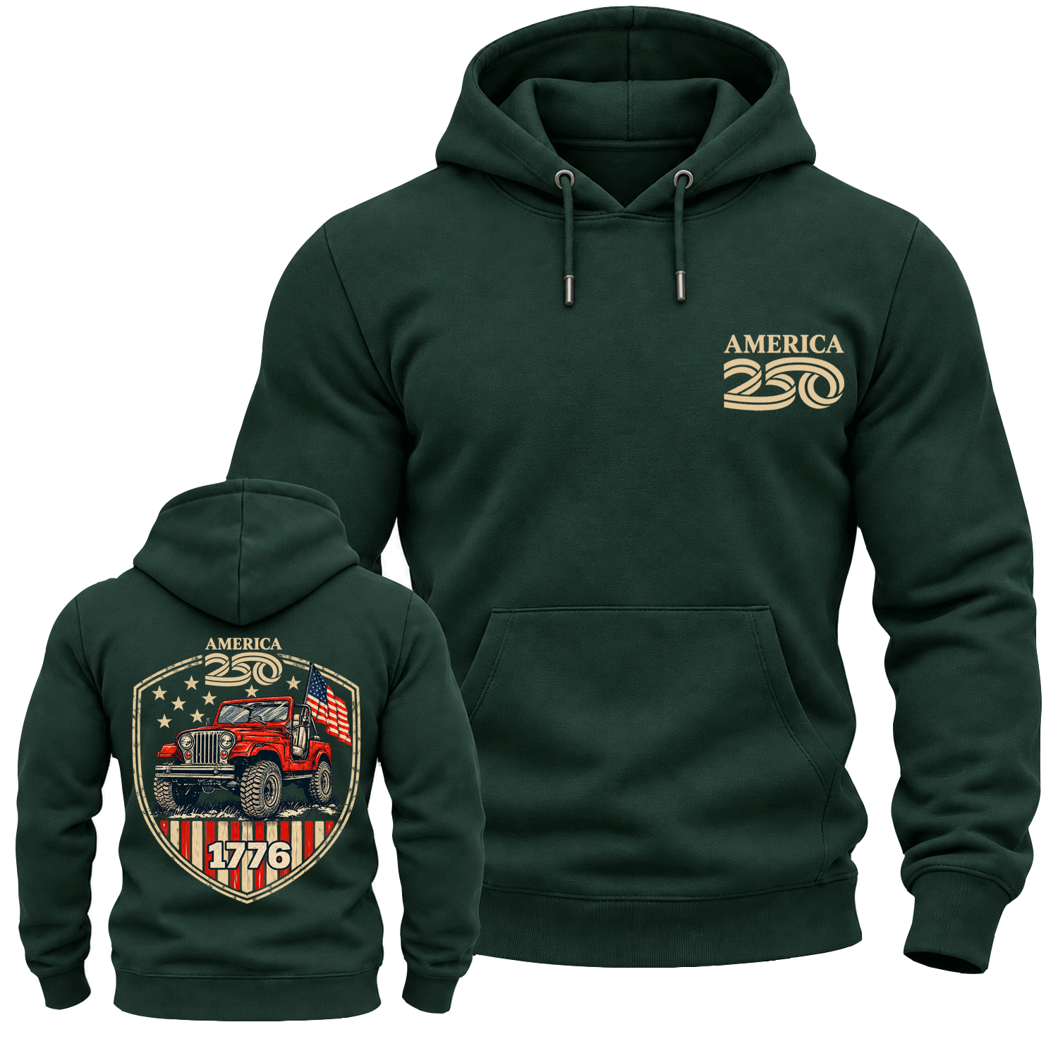 Jp x America 250 Freedom 1776 Cotton Hoodie
