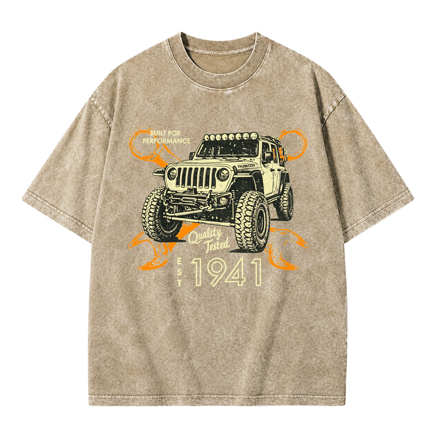 Jp Garage Est 1941 Unisex Washed T-Shirt