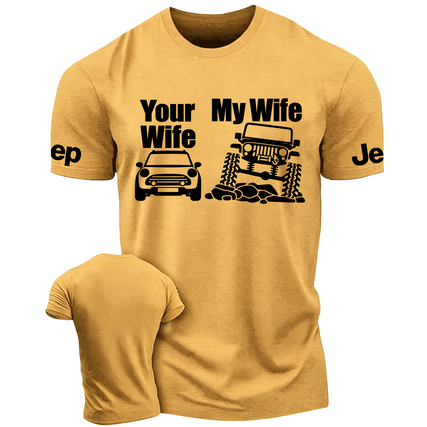 Your Wife vs My Wife Funny Jp Cotton T-shirt