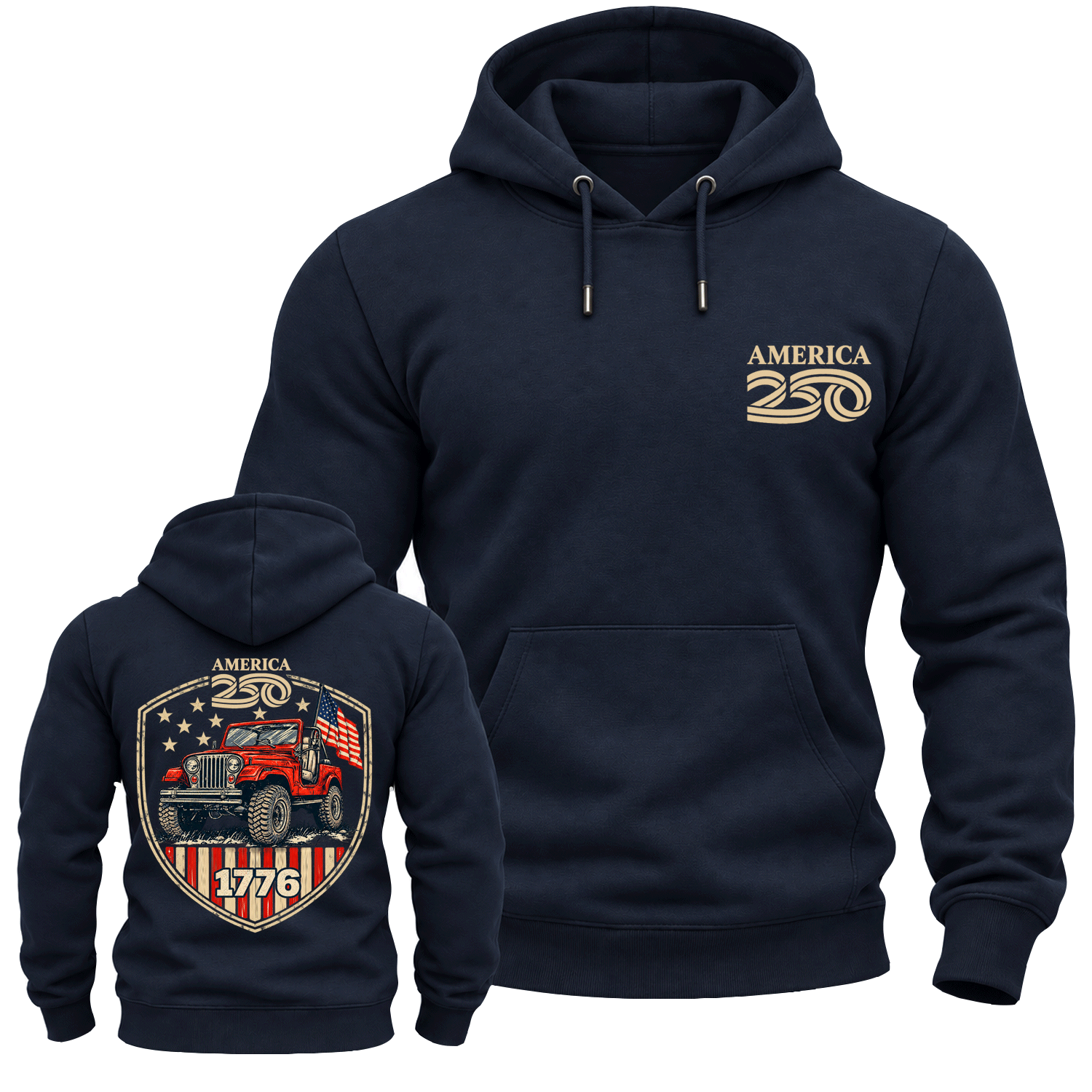 Jp x America 250 Freedom 1776 Cotton Hoodie