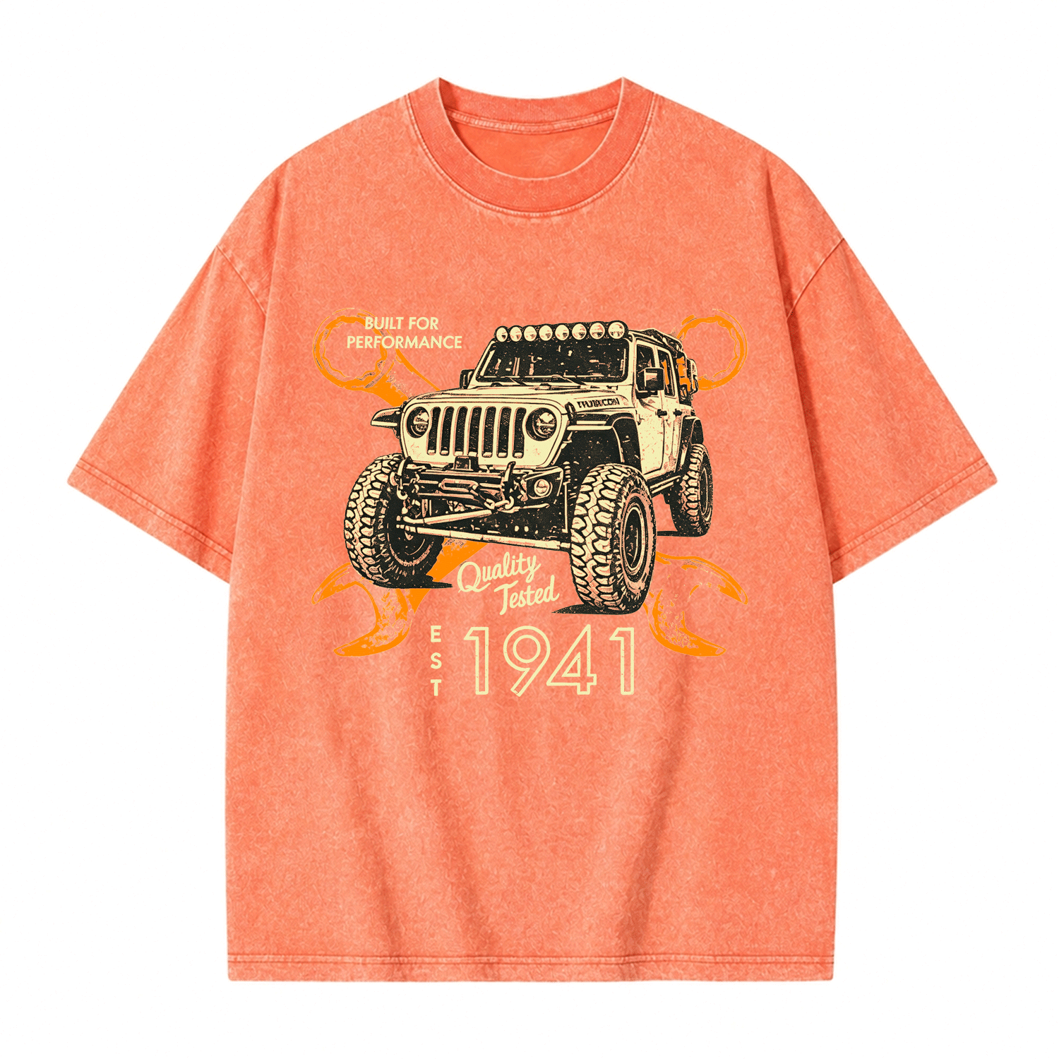 Jp Garage Est 1941 Unisex Washed T-Shirt