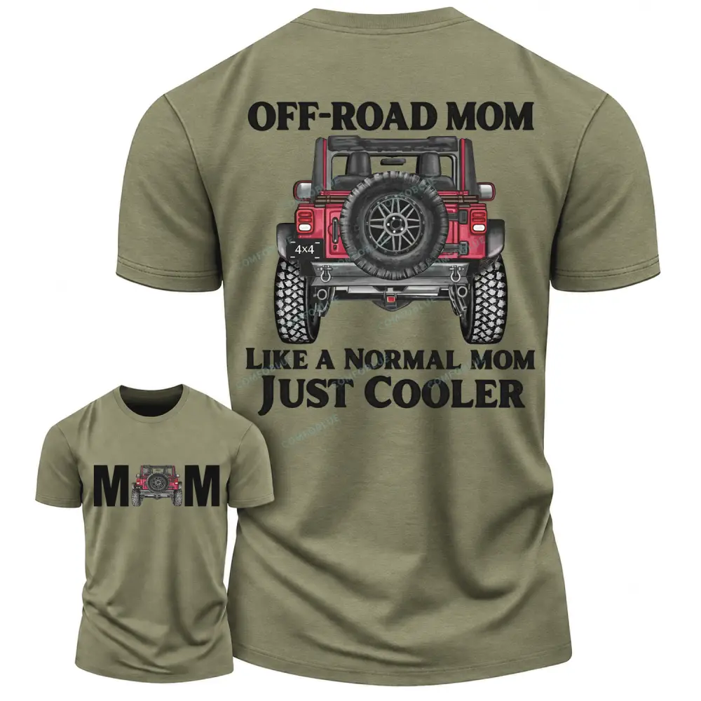 Trail Mom 4x4 Front & Back Cotton T-shirt