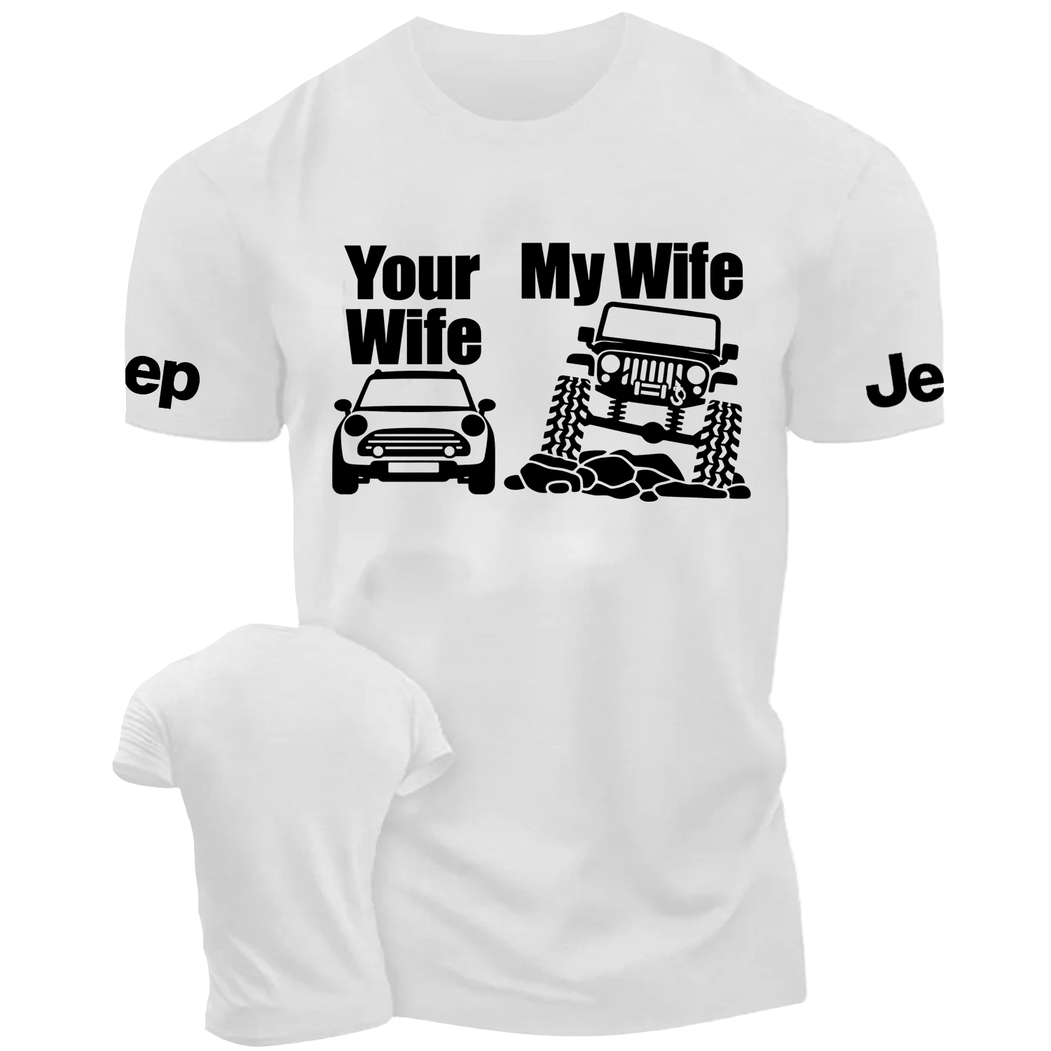 Your Wife vs My Wife Funny Jp Cotton T-shirt