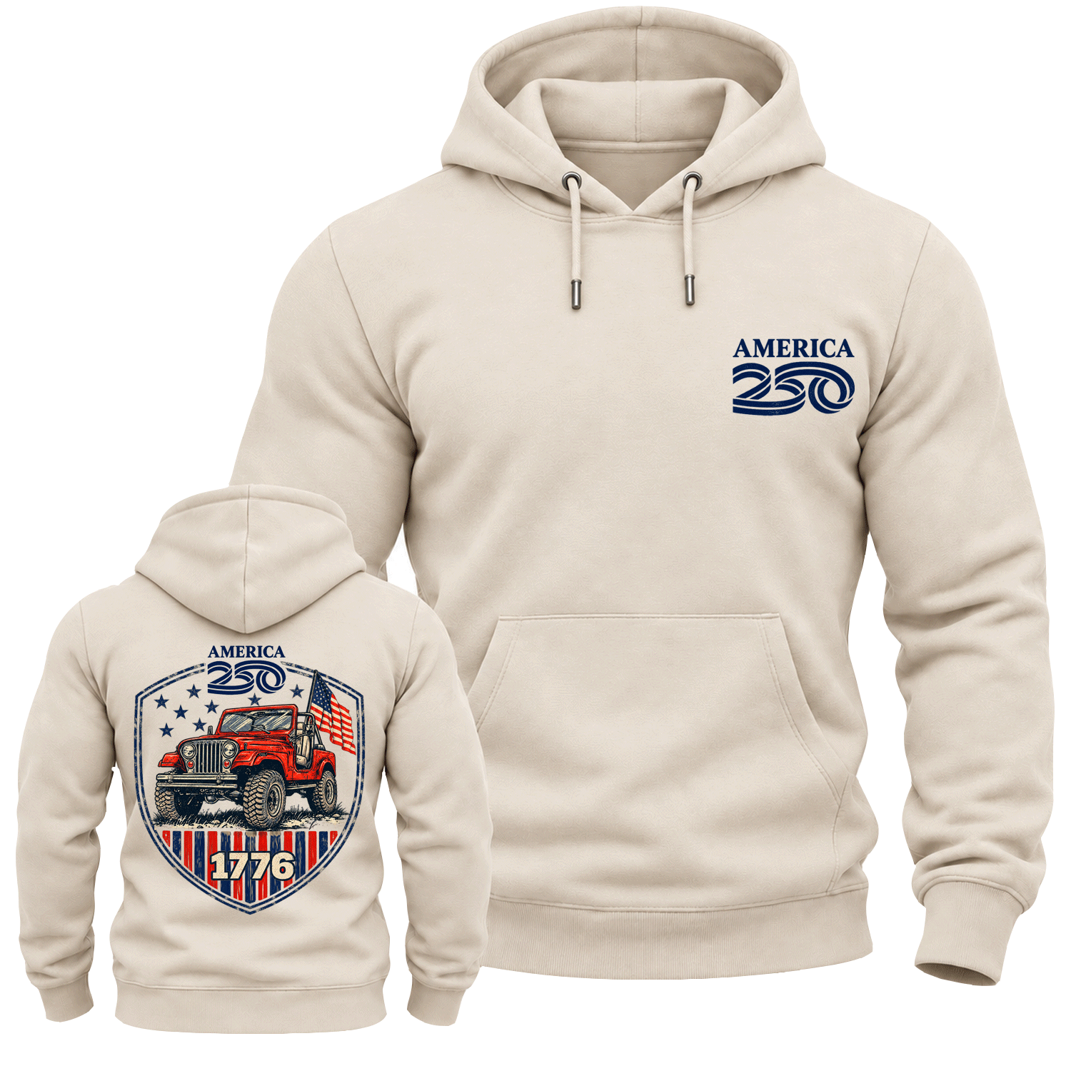 Jp x America 250 Freedom 1776 Cotton Hoodie