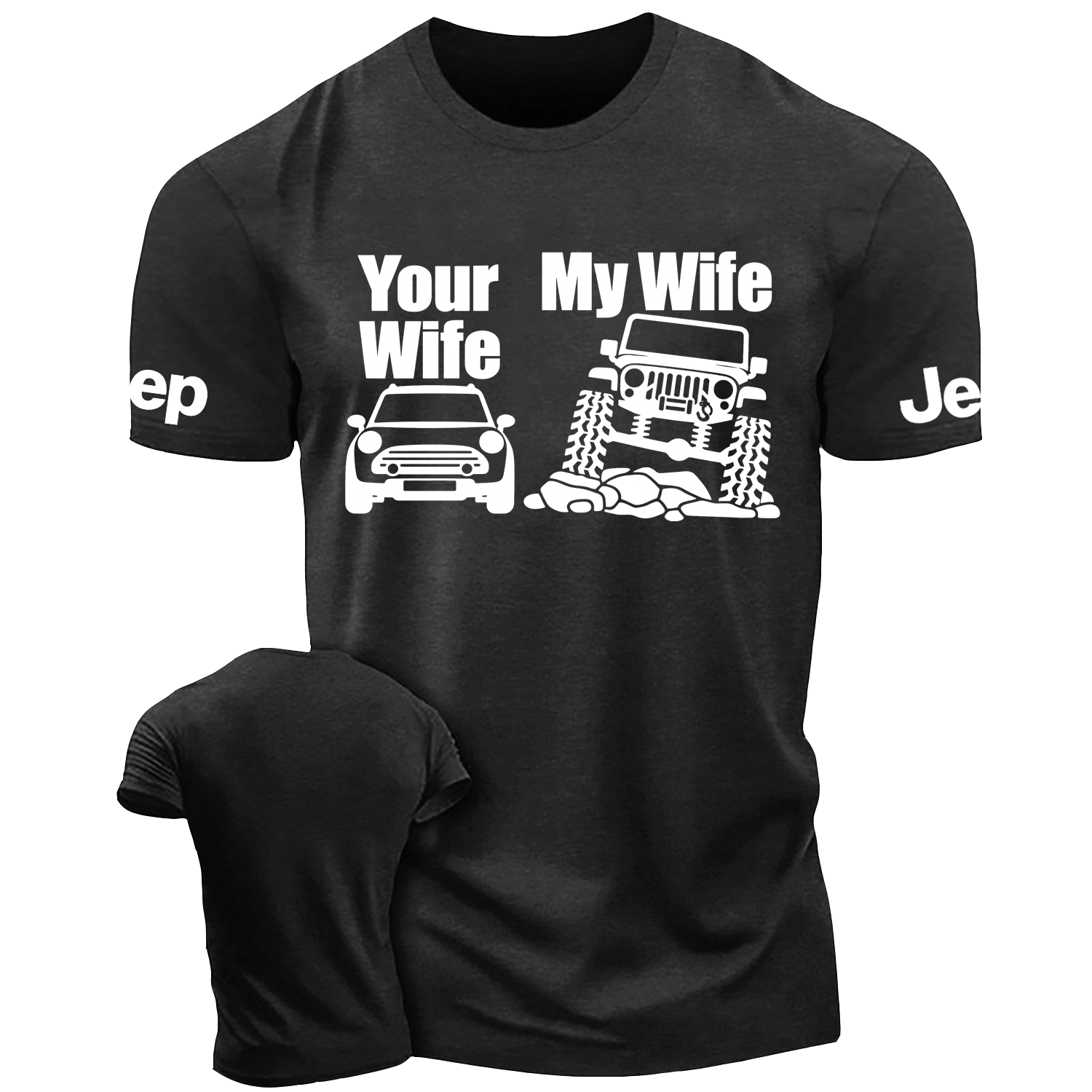Your Wife vs My Wife Funny Jp Cotton T-shirt