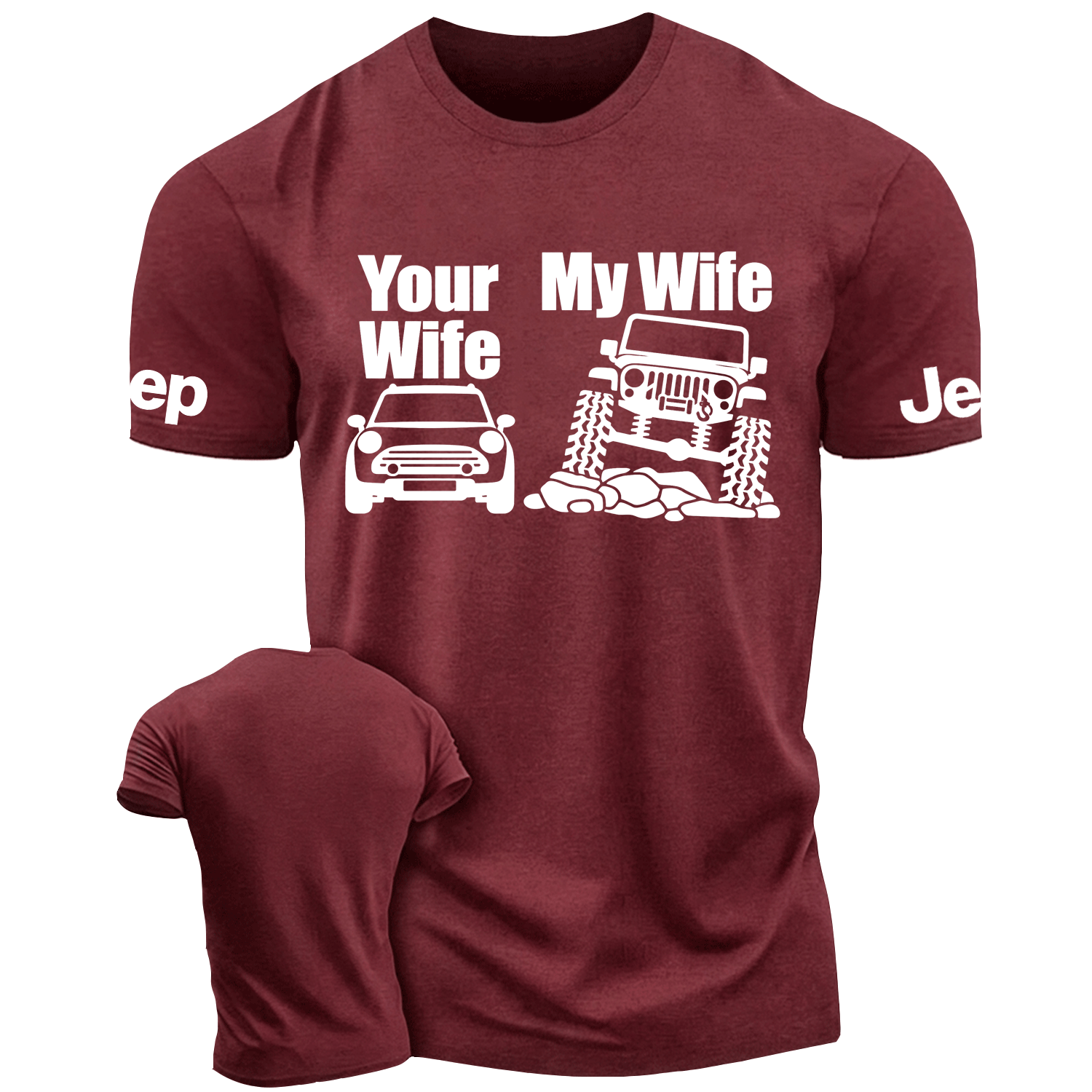 Your Wife vs My Wife Funny Jp Cotton T-shirt
