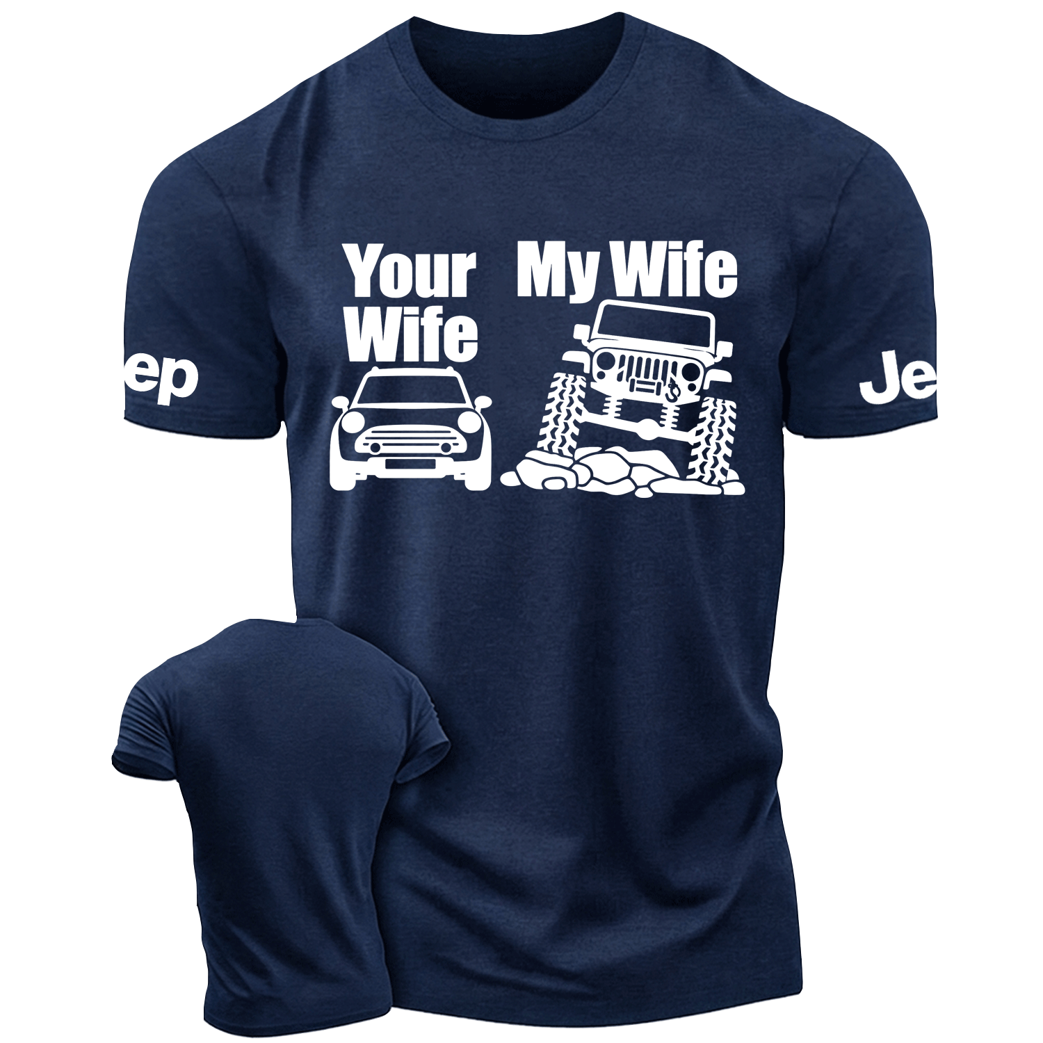 Your Wife vs My Wife Funny Jp Cotton T-shirt