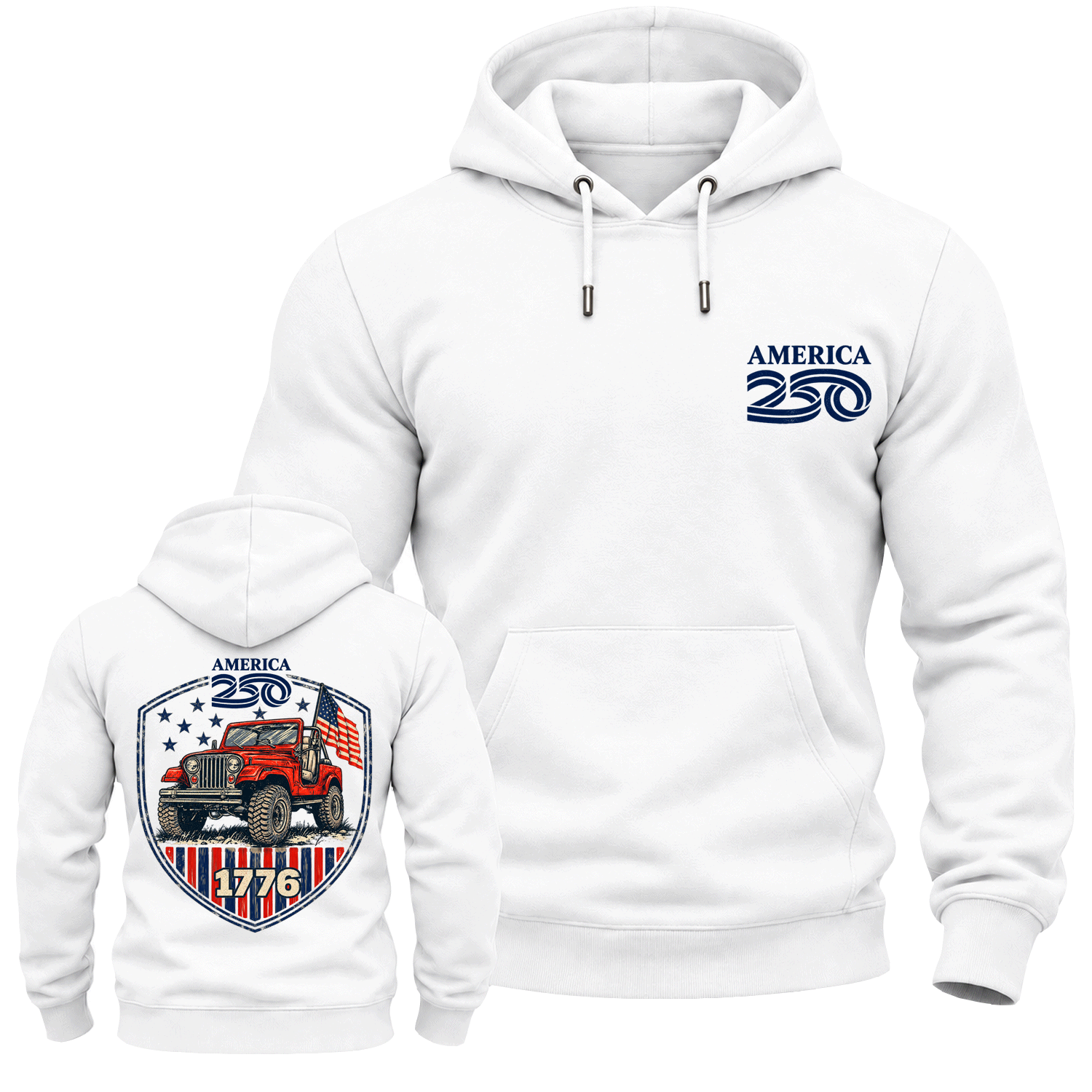 Jp x America 250 Freedom 1776 Cotton Hoodie