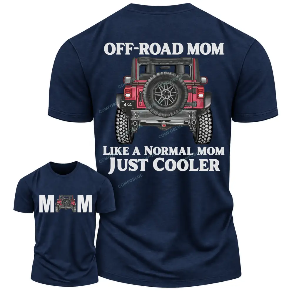 Trail Mom 4x4 Front & Back Cotton T-shirt