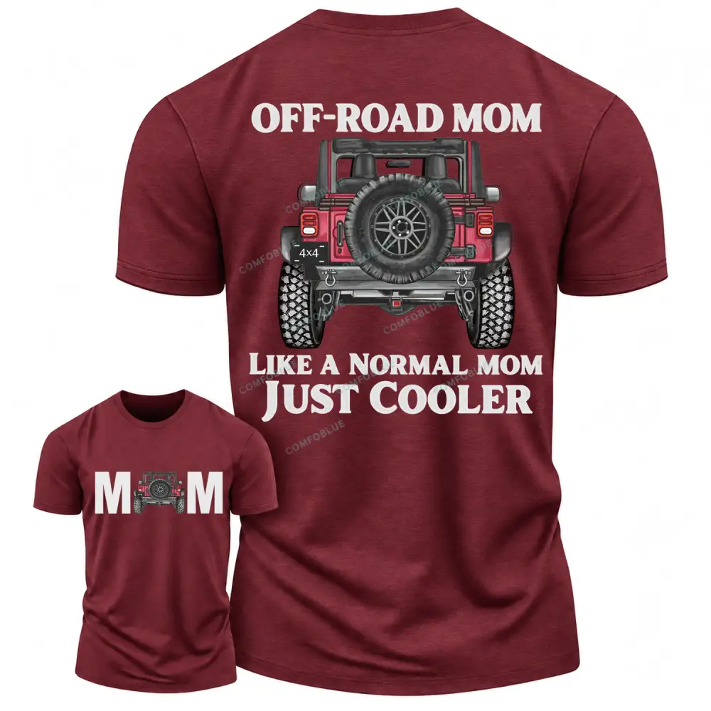 Trail Mom 4x4 Front & Back Cotton T-shirt