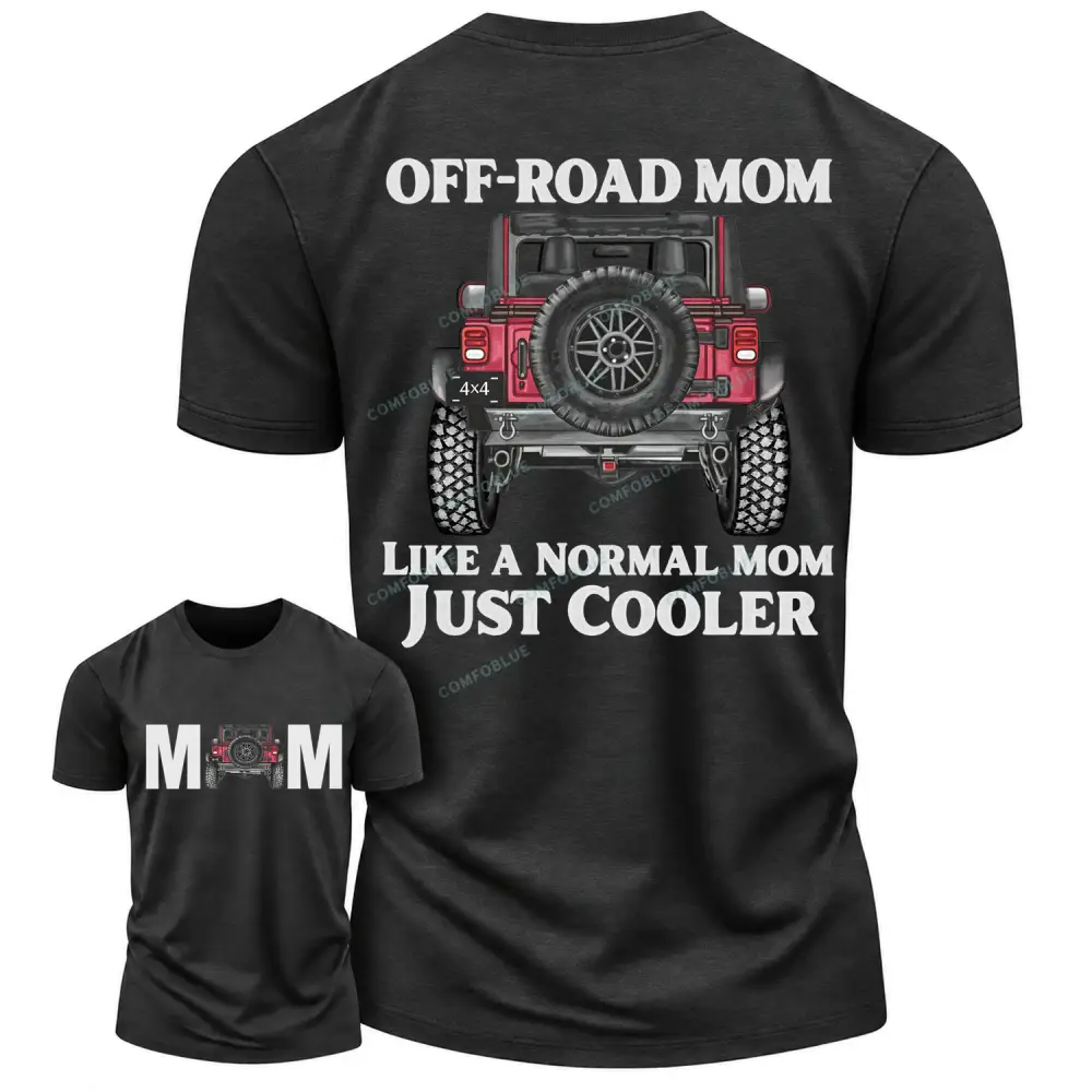 Trail Mom 4x4 Front & Back Cotton T-shirt