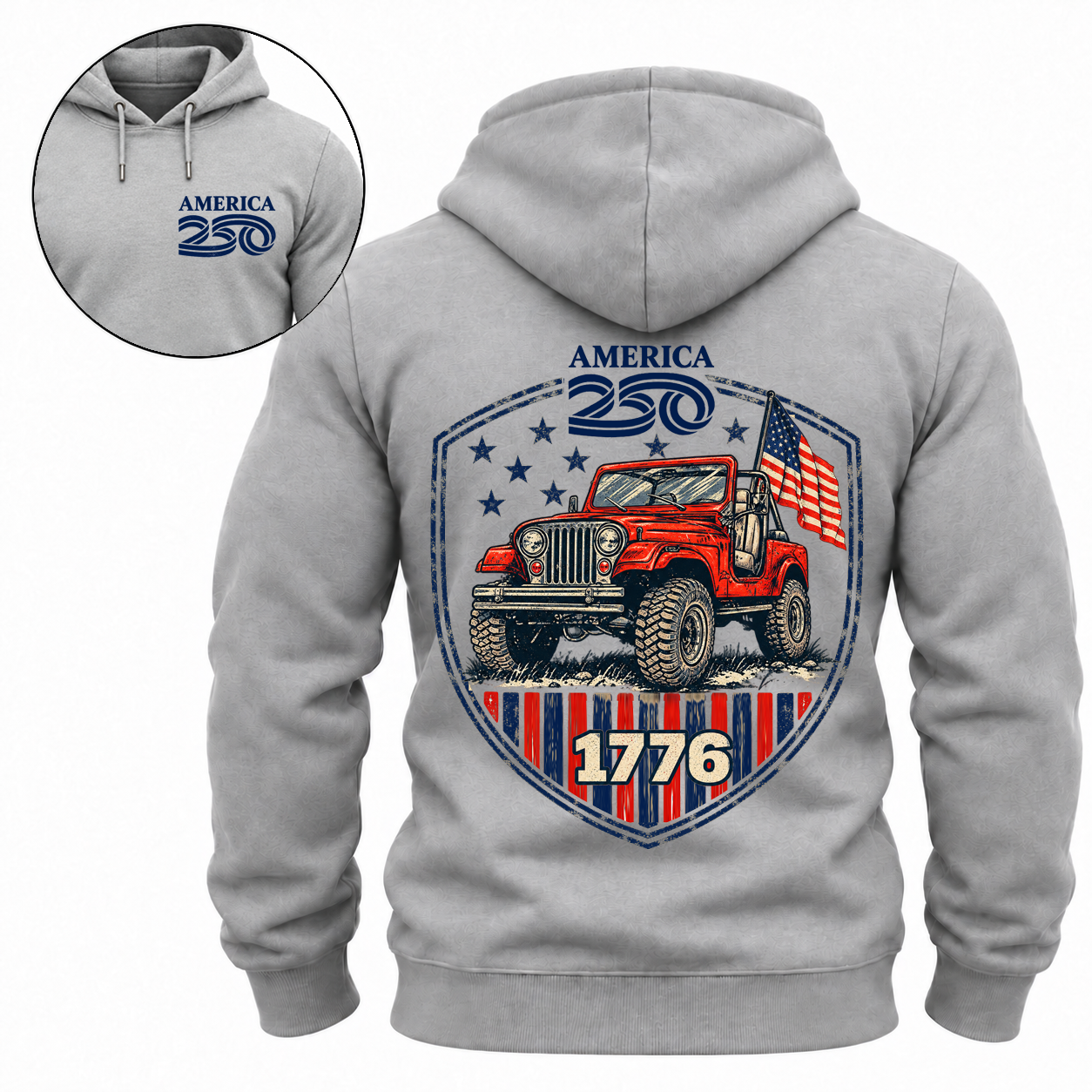 Jp x America 250 Freedom 1776 Cotton Hoodie