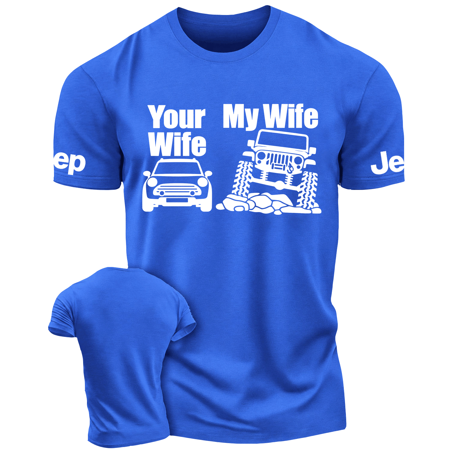 Your Wife vs My Wife Funny Jp Cotton T-shirt