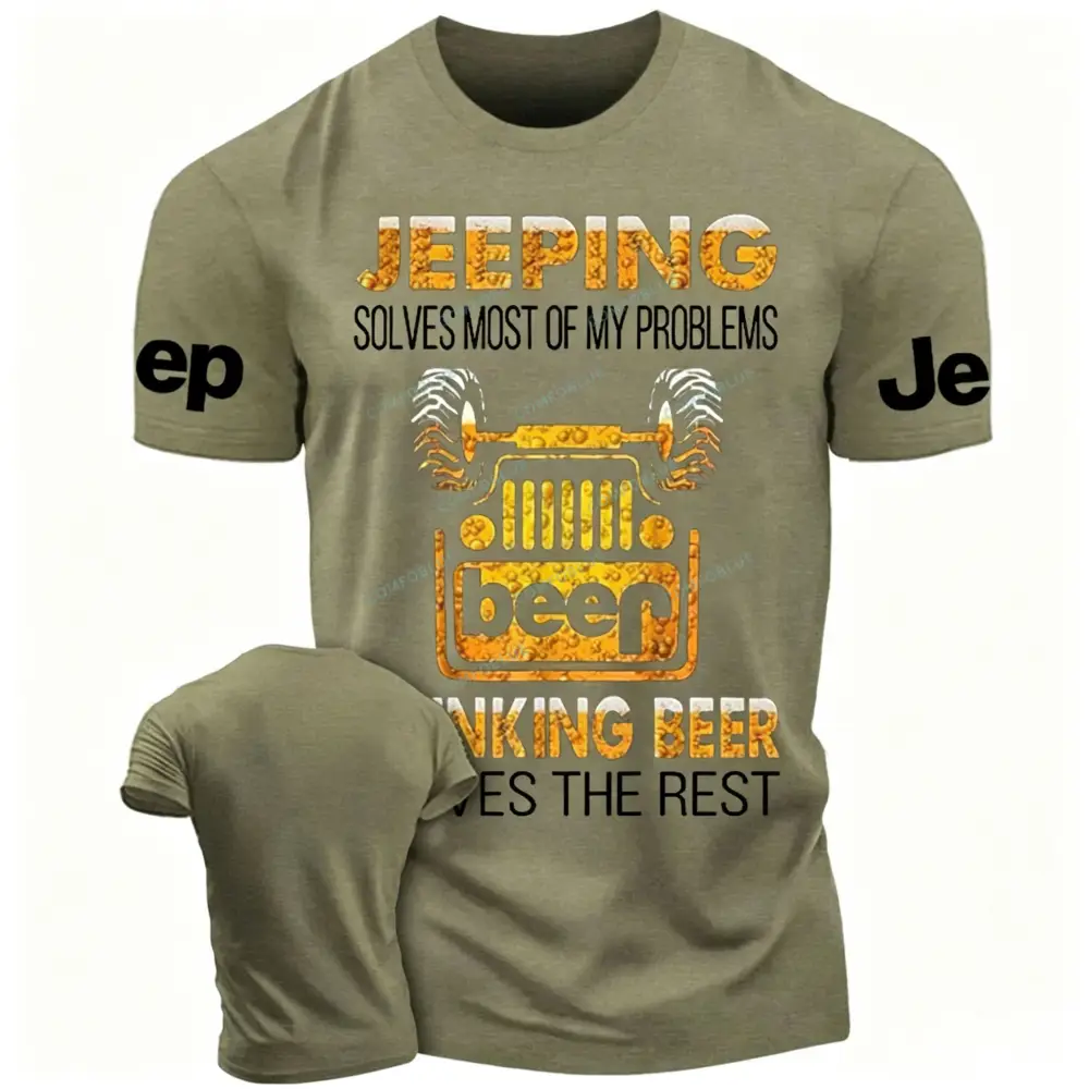Drinking Beer Solves The Rest Jp Unisex T-shirt