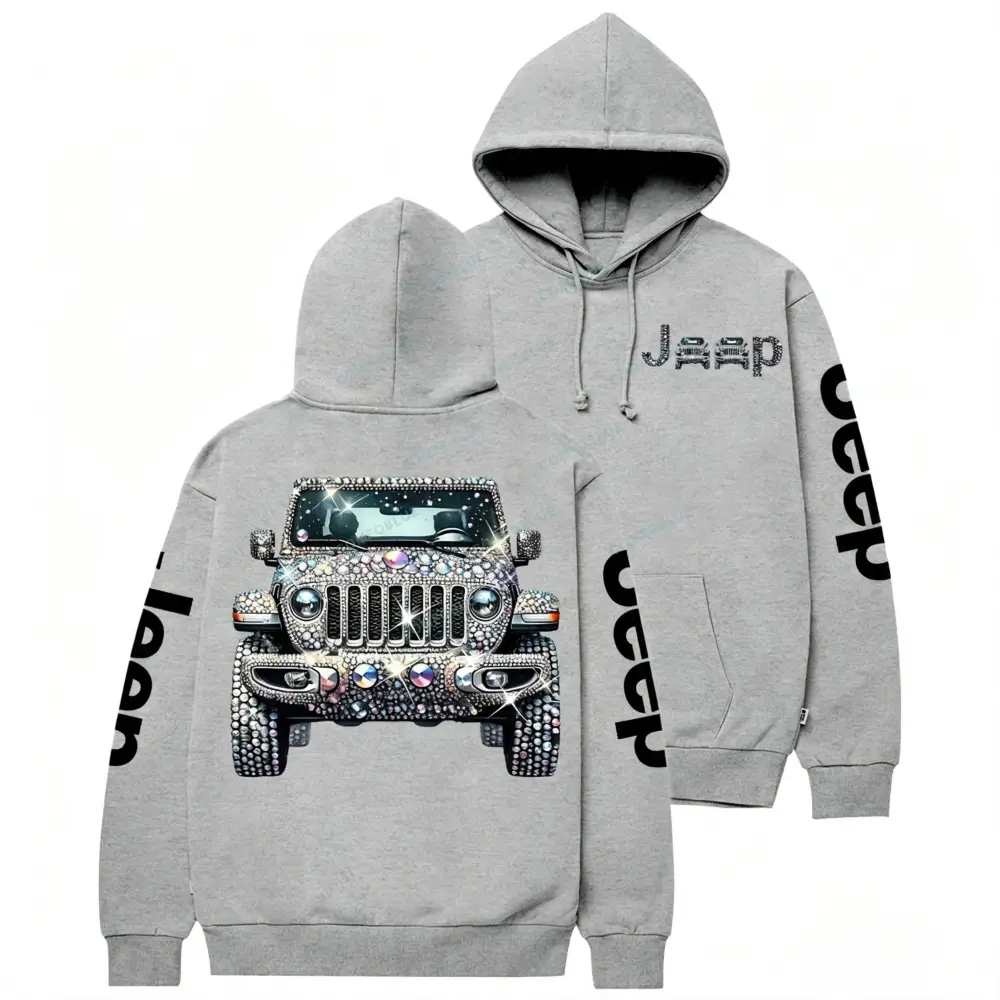 Bling Sparkle Rhinestone Jp Unisex Hoodie