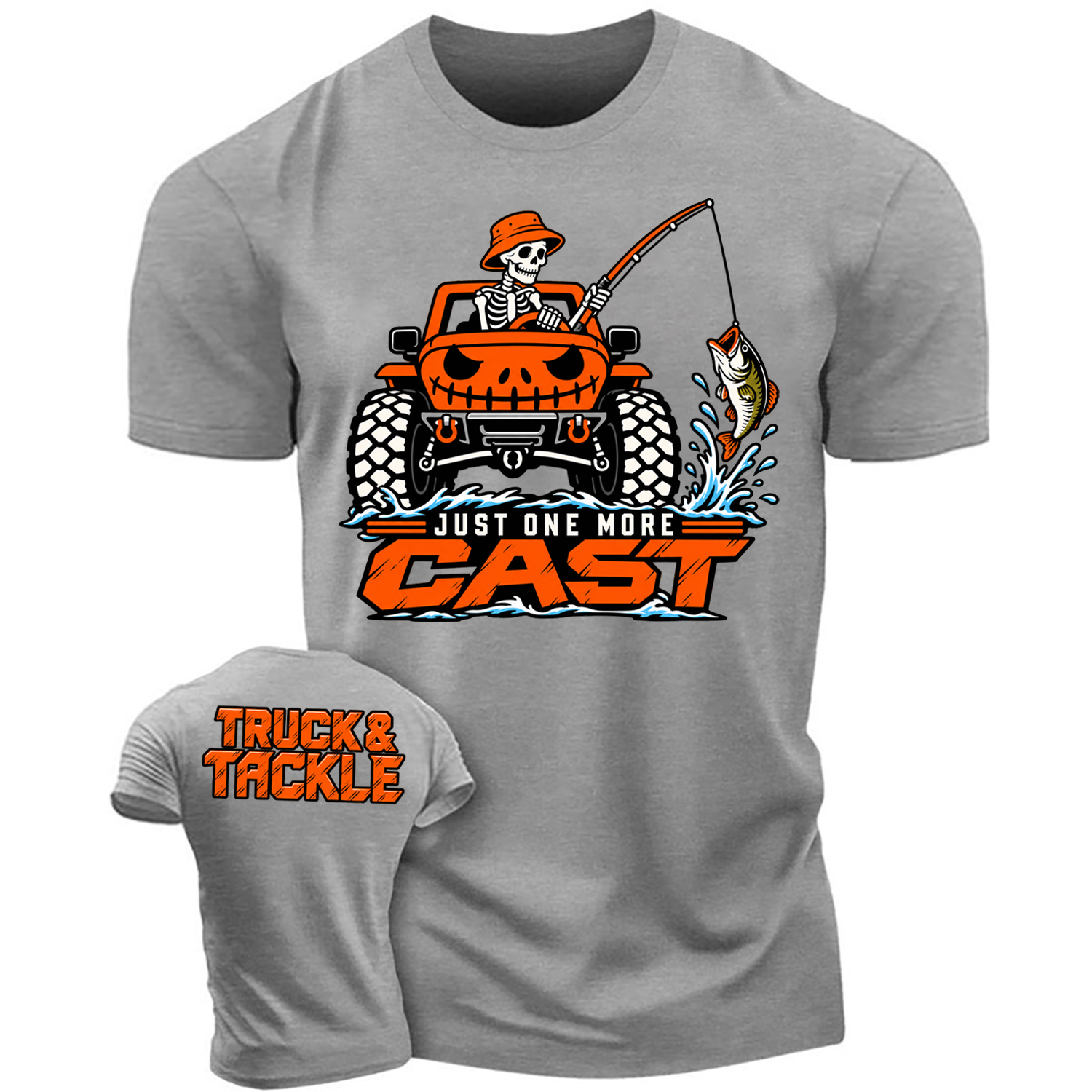 Truck & Tackle, Just One More Cast Cotton T-shirt