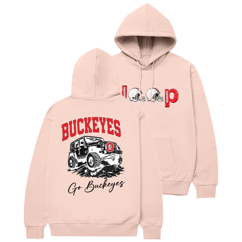 Ohio State Buckeyes X Jp Fans Cotton Hoodie