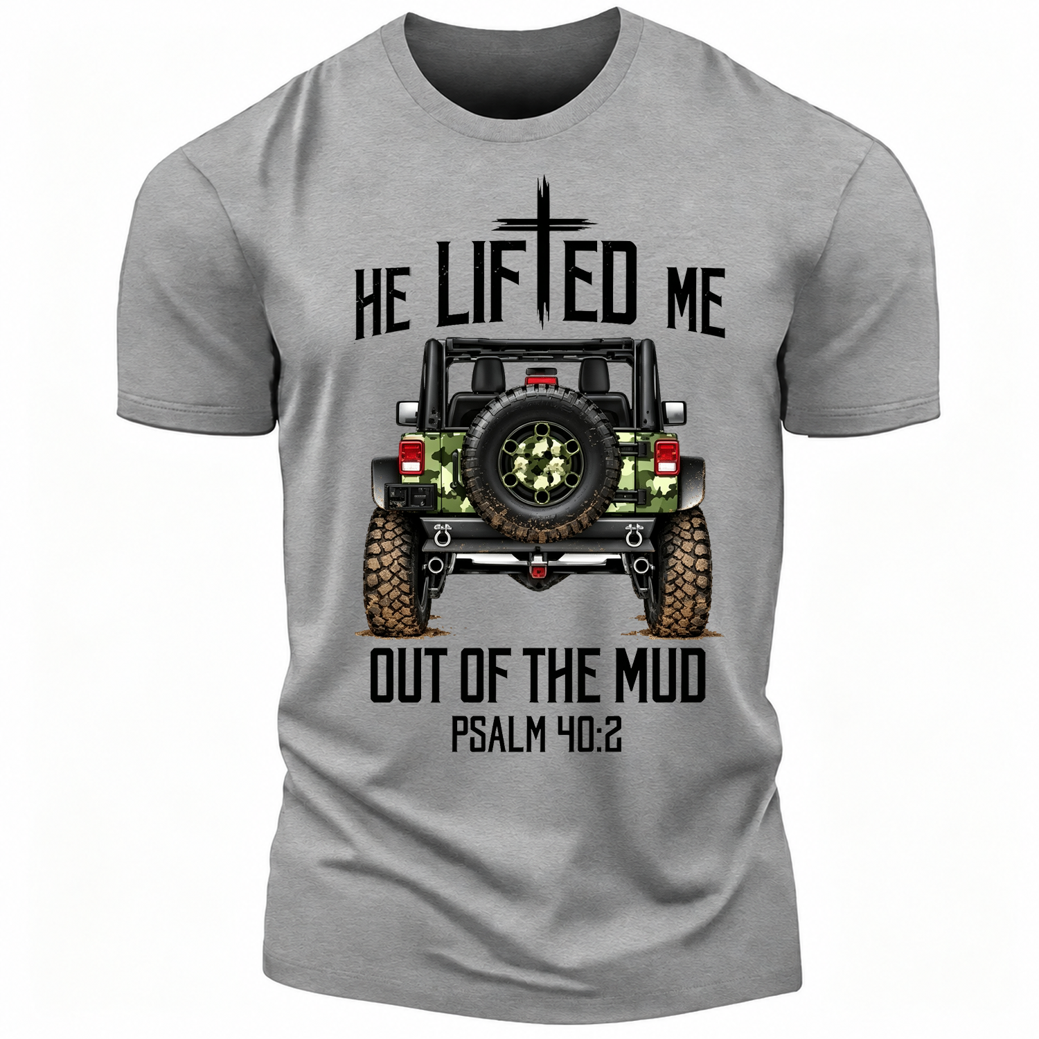 Christian "Lifted" Out Of The Mud 4x4 Truck Offroad Unisex T-shirt