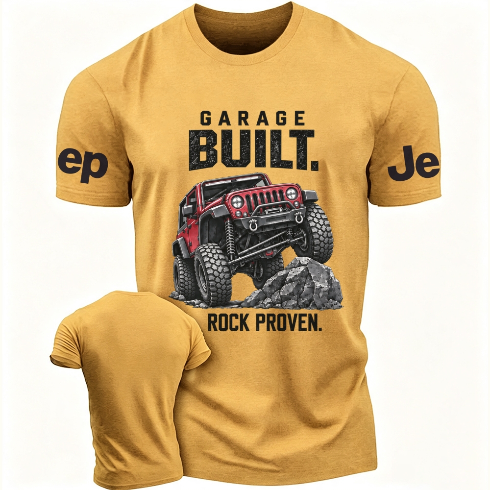 Garage Built Rock Proven Cotton T-Shirt