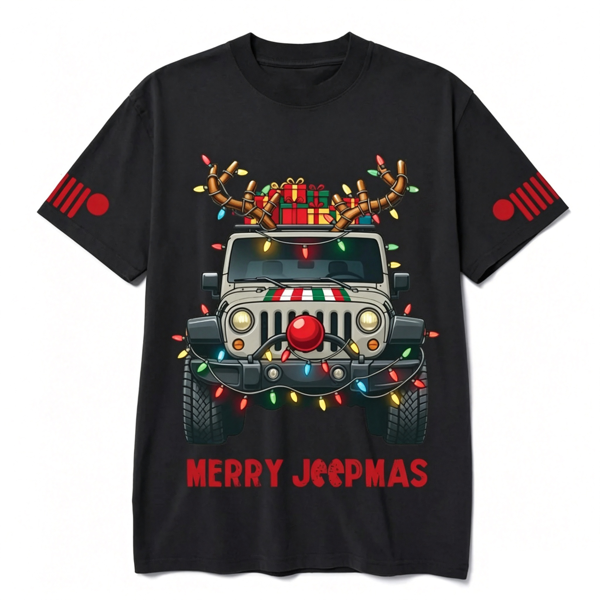 Christmas Offroading Merry Jpmas T-shirt 