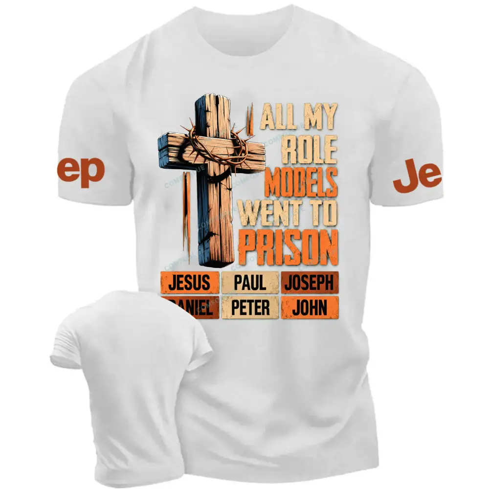Christian Faith Bible Verse Religious Cotton T-shirt